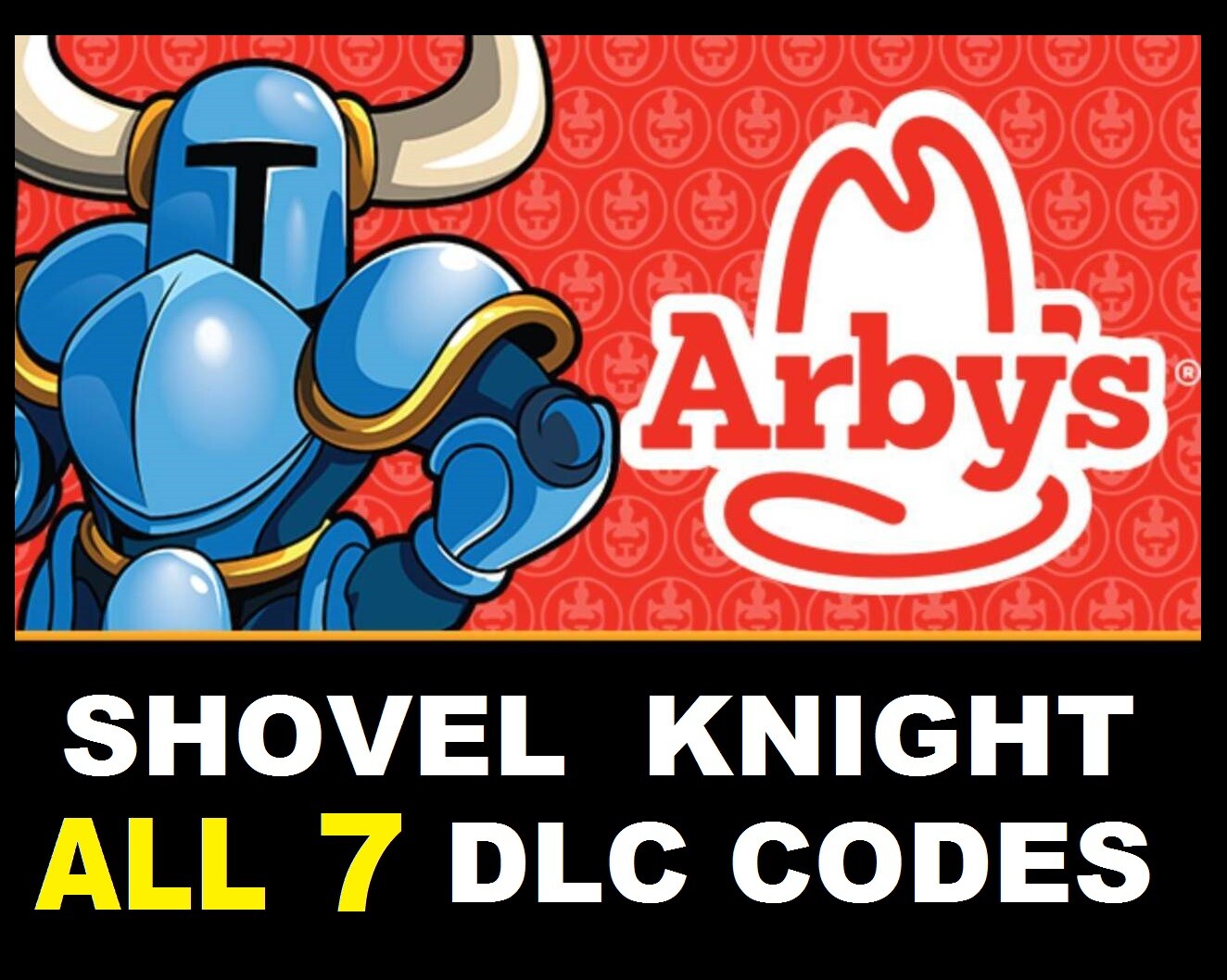 SWITCH/STEAM pc Arby’s Kid Meal Game on Shovel Knight Treasure Trove not dlc/toy