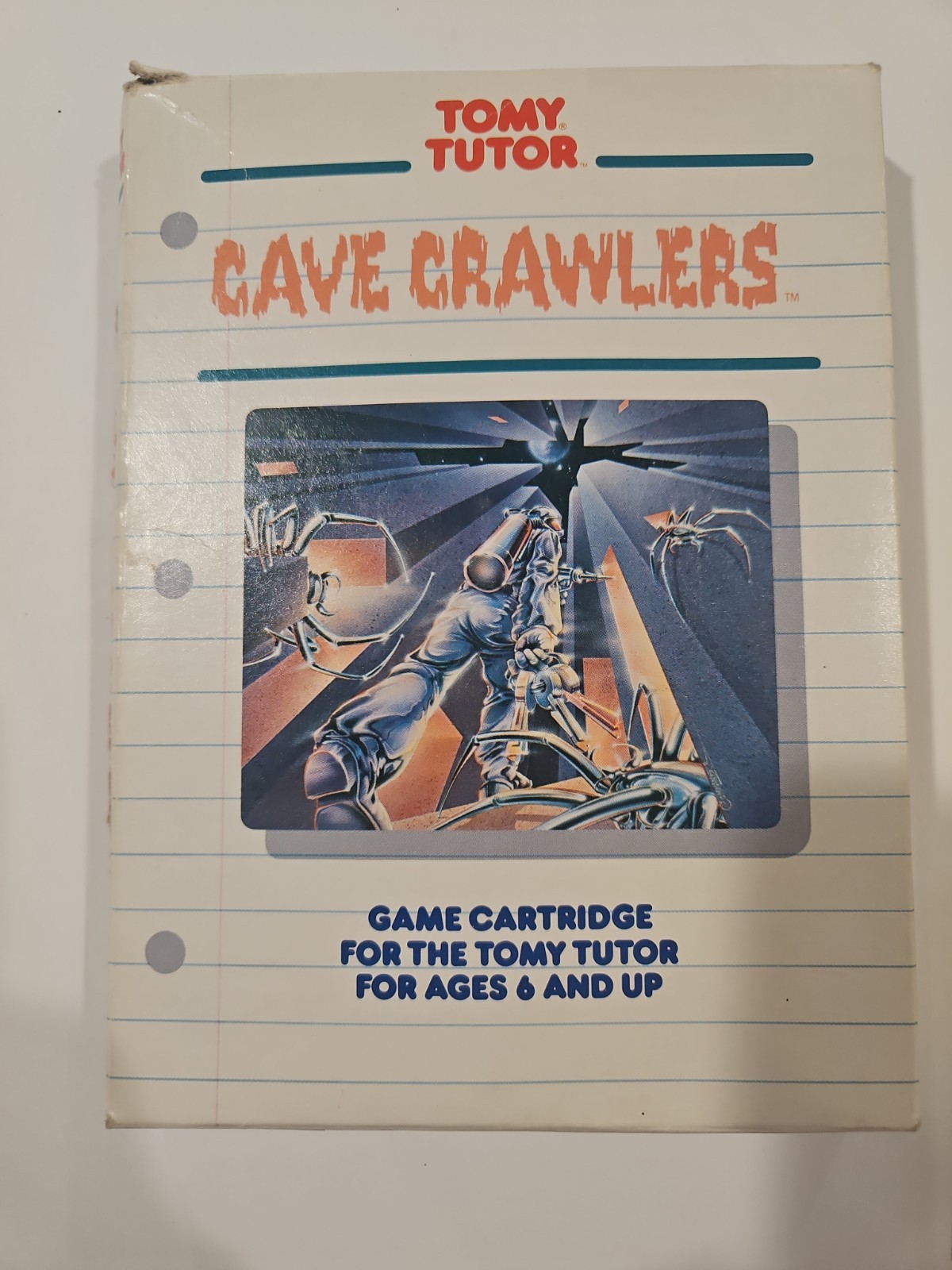 Tomy Tutor 8100 Game Cave Crawlers With Box And Instructions 1983 READ Descripti