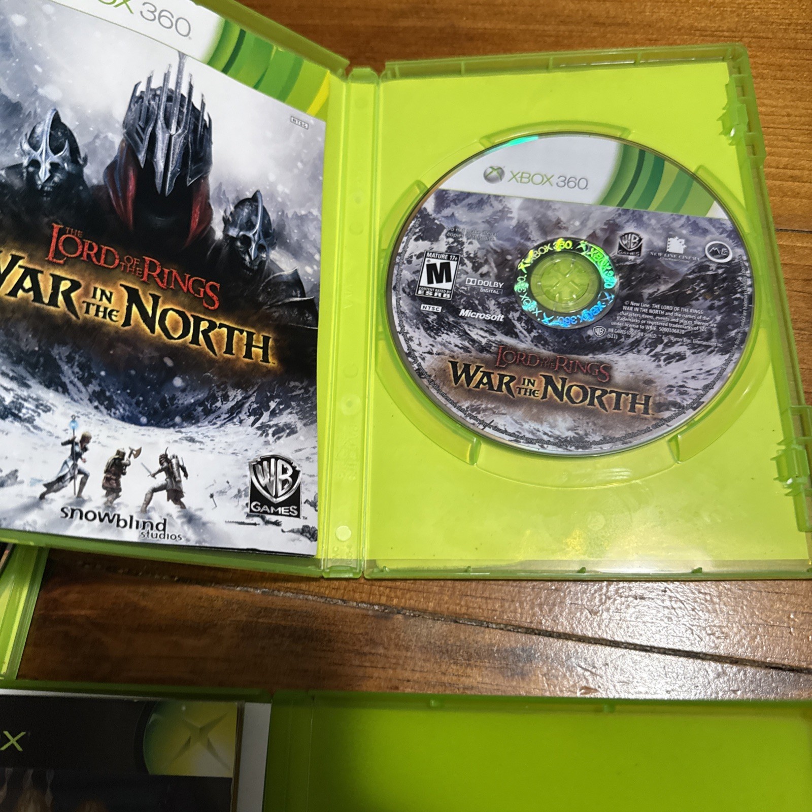 Xbox 360 Lord of the Rings Game Lot War in the North, Grabbed by Ghoulies