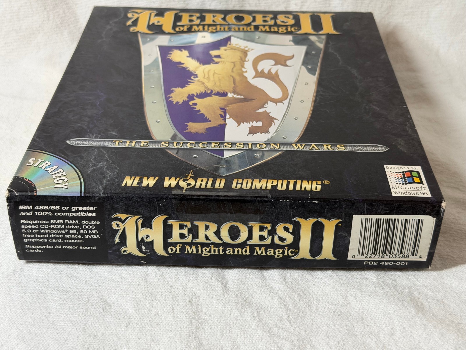 Heroes of Might and Magic II 2 — The Succession Wars — Win 95 PC CD-Rom 1996