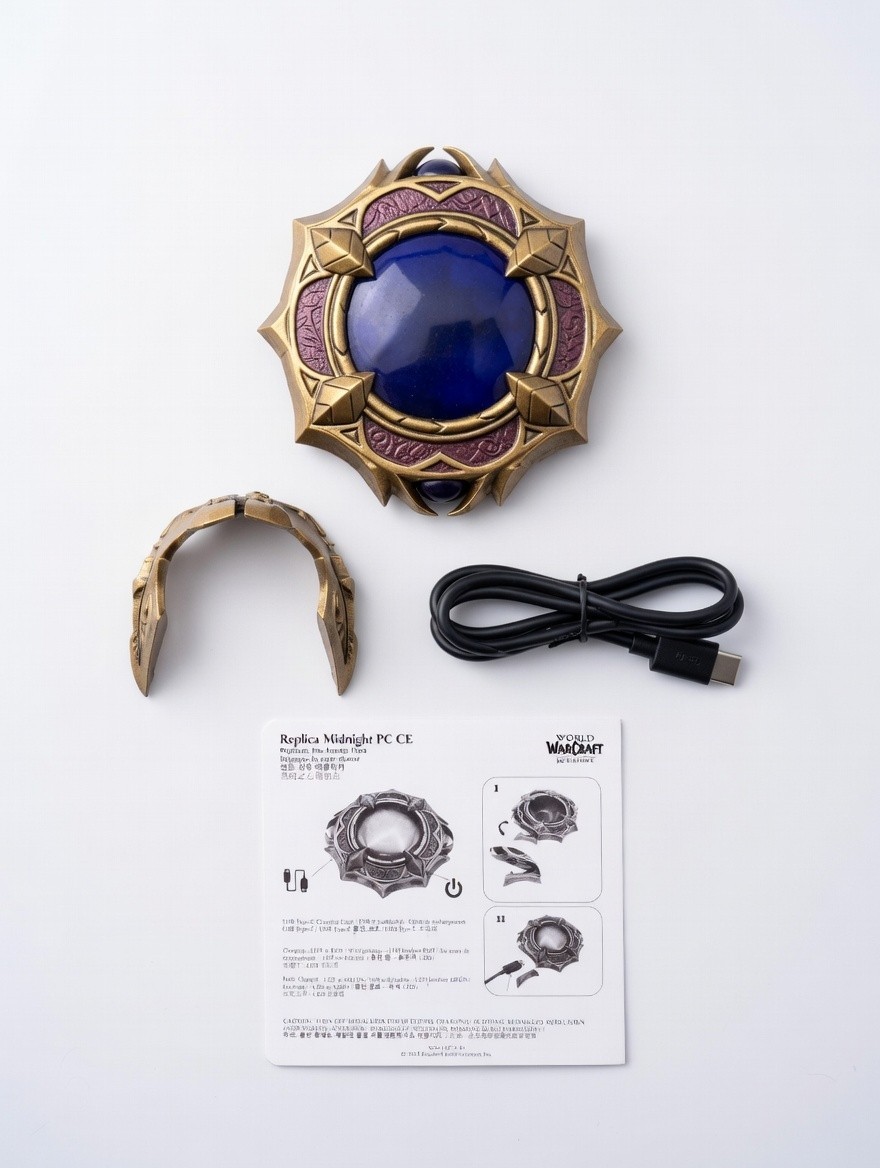 World of Warcraft WoW Midnight Collector’s Edition Dark Heart Replica LED Stand