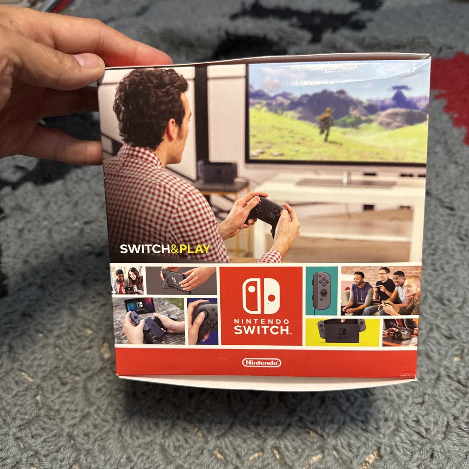 Nintendo Switch & Wii U Promotional Store Display Box, Zelda Breath Of The Wild