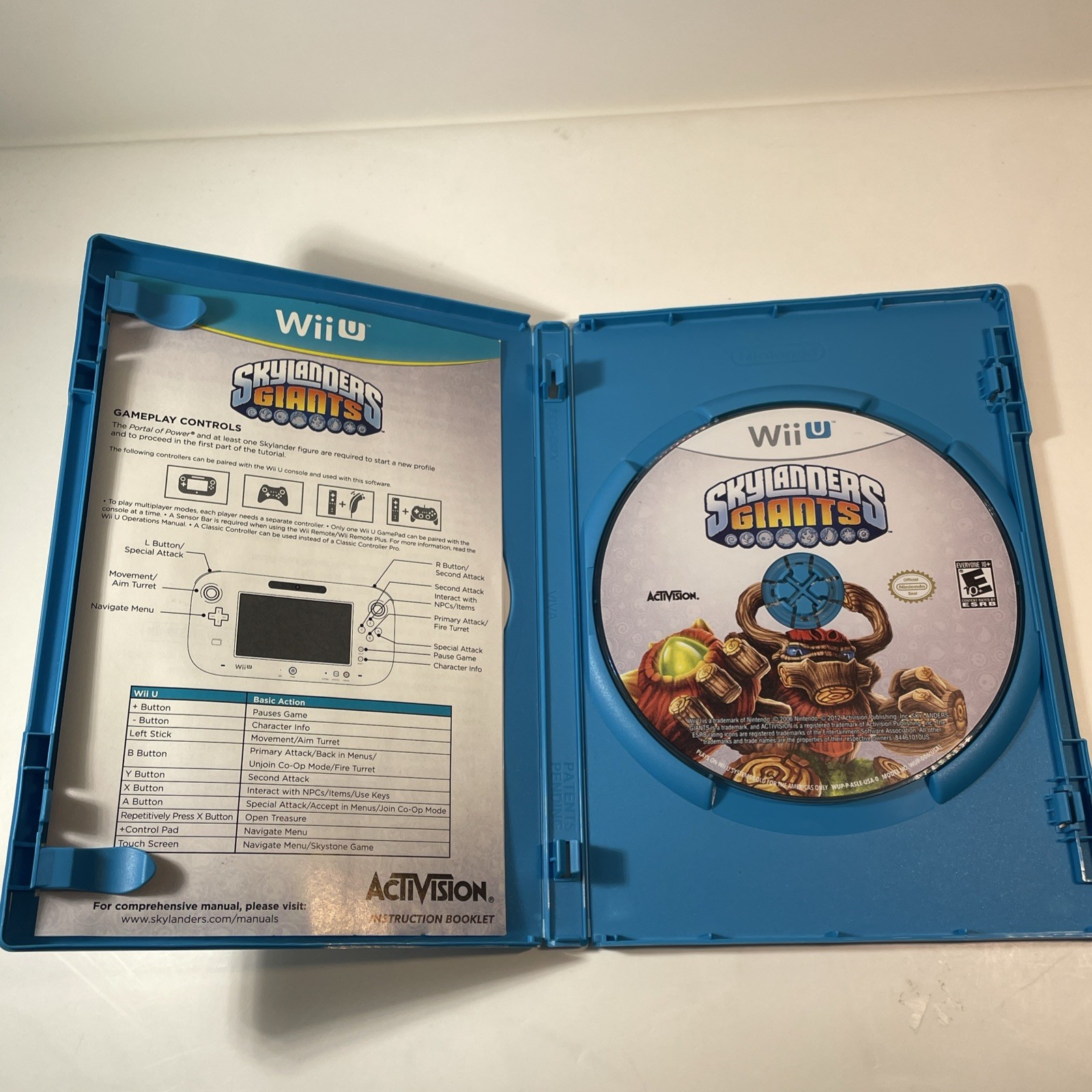 Skylanders Giants (Nintendo Wii U, 2012) CIB Complete