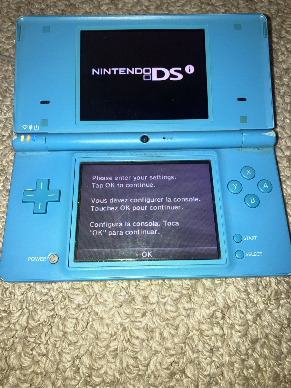Nintendo DSI Light Blue – Tested and Working