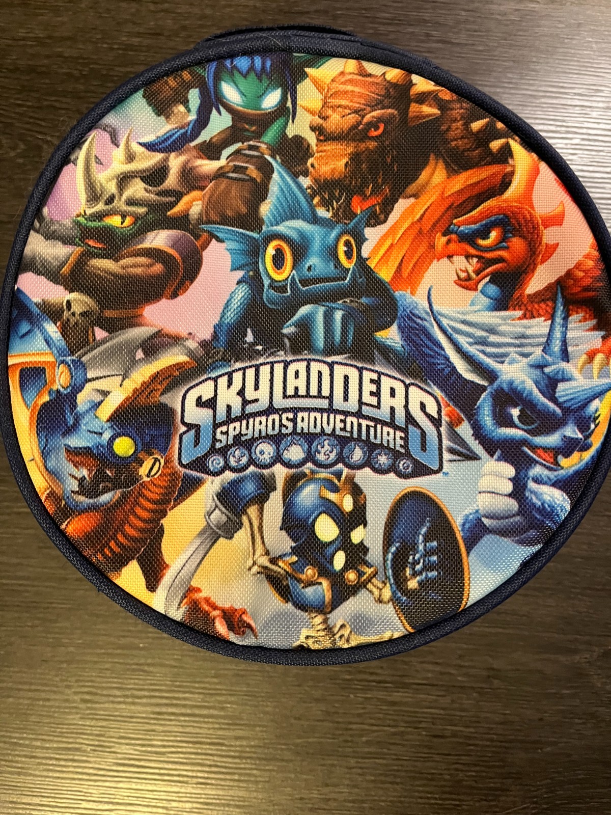 Skylander Spyro’s Adventure Carrying Bag Round Case