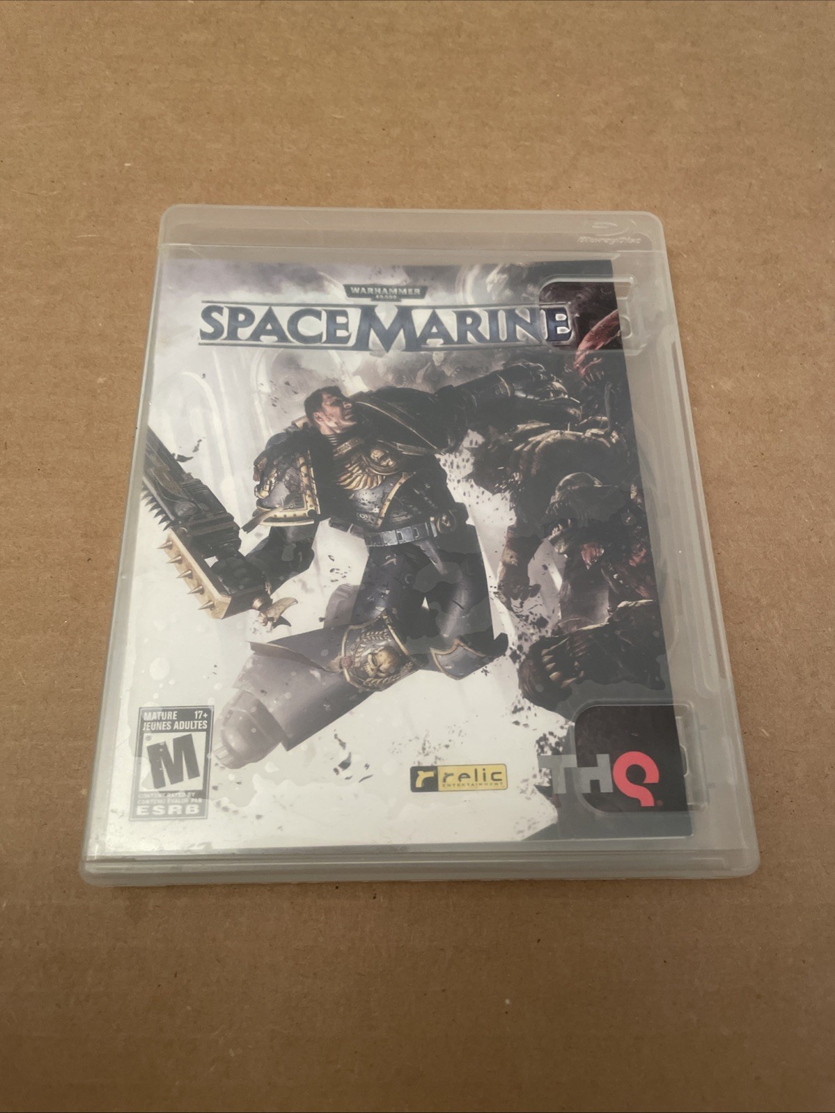 Warhammer 40,000 Space Marine – PS3 PlayStation 3 No Case Only Manual And Game