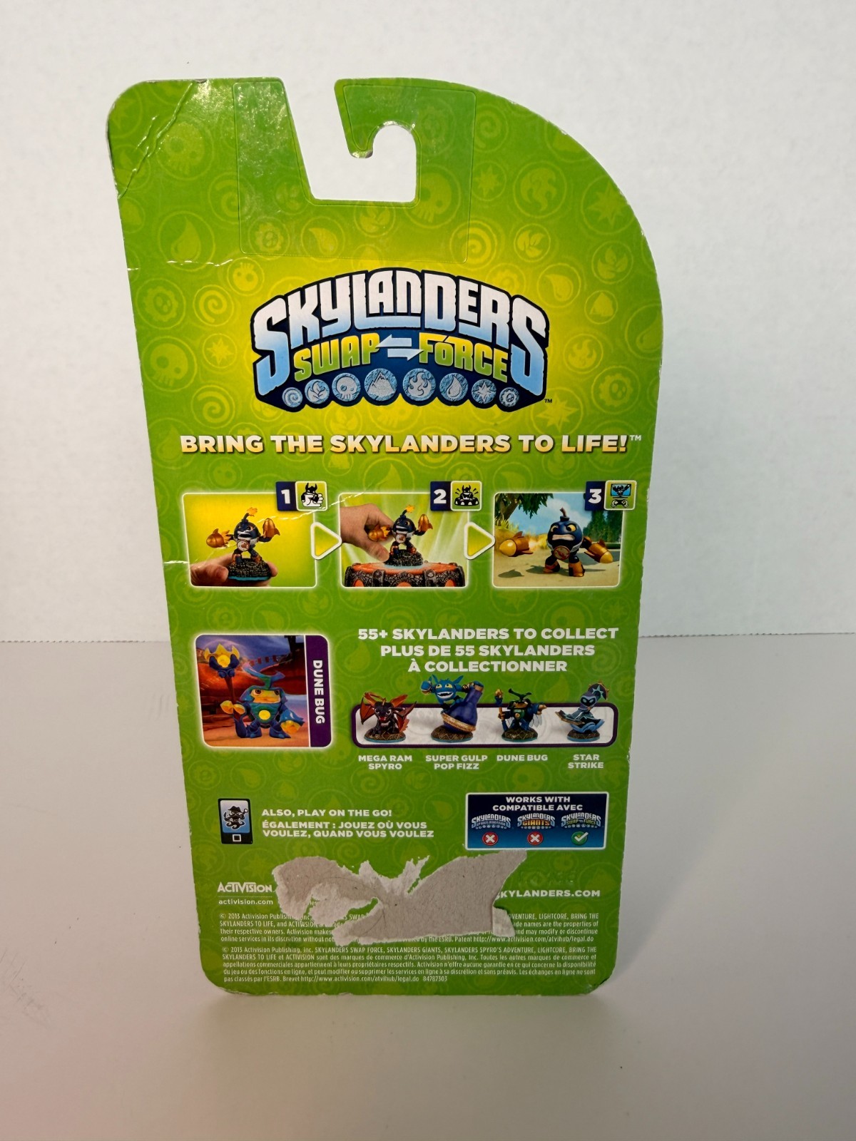 Skylanders Swap Force Dune Bug Figure New Sealed w/ Card & Sticker Activision 20