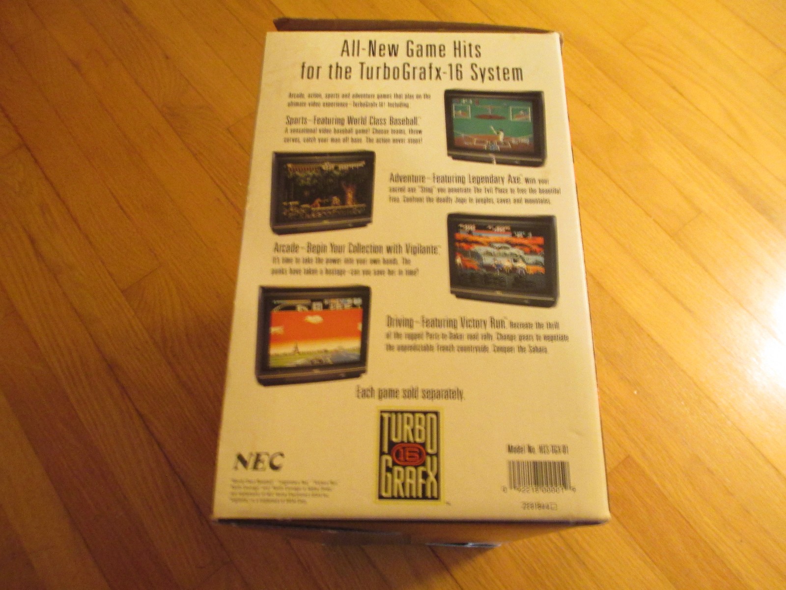 TURBO GRAFX 16 ENTERTAINMENT SUPERSYSTEM ULTIMATE BUNDLE w/9 GAMES AIR ZONK BONK