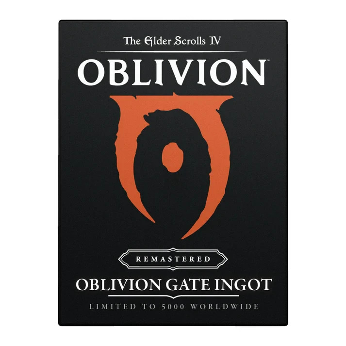 The Elder Scrolls IV: Oblivion Gates Limited Ed. Ingot Figure Official Bethesda
