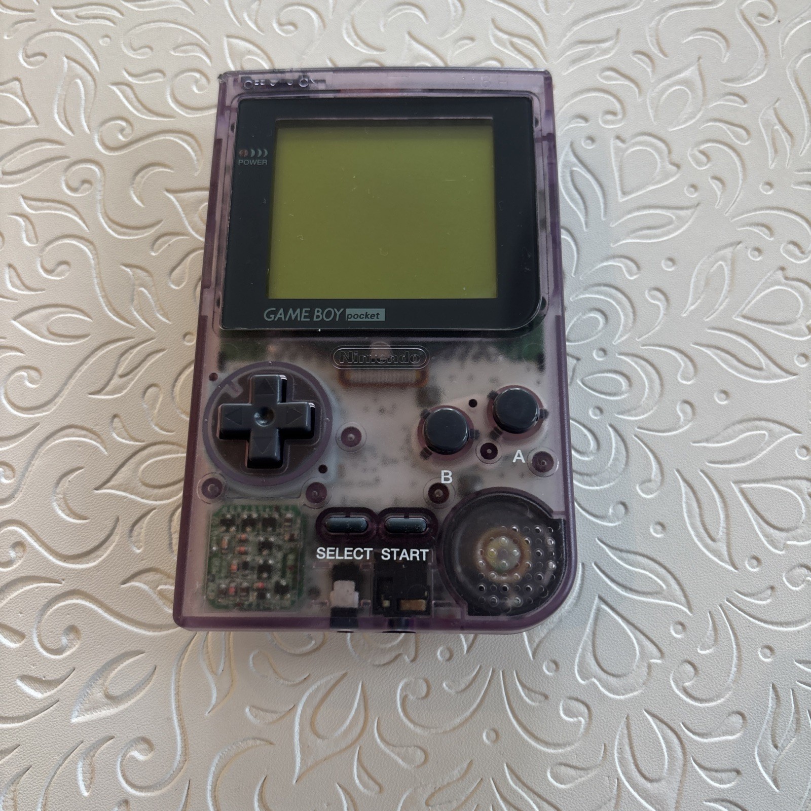 RARE CLEANED Atomic Purple Gameboy Pocket Japan Exclusive Tested Working