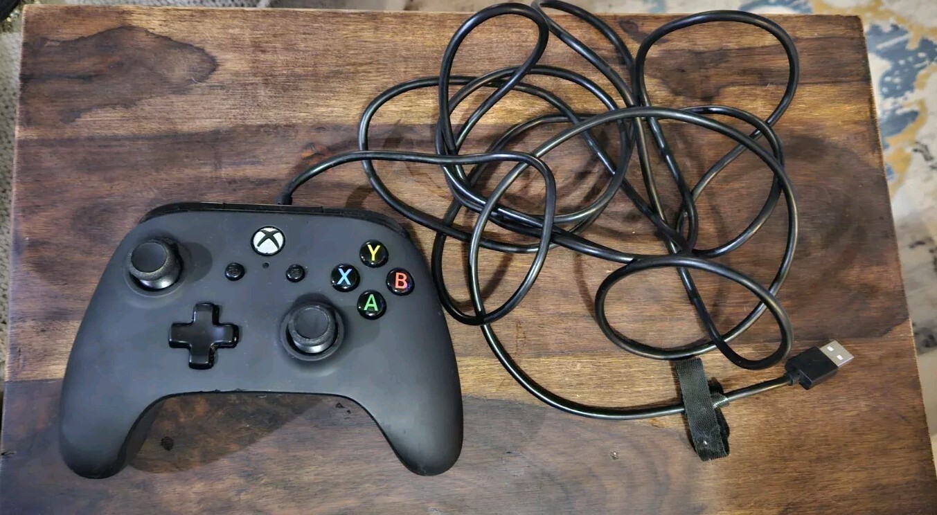 Microsoft Xbox Original Gamepad Controller S (X08-69873) Wired NO BREAKAWAY CORD
