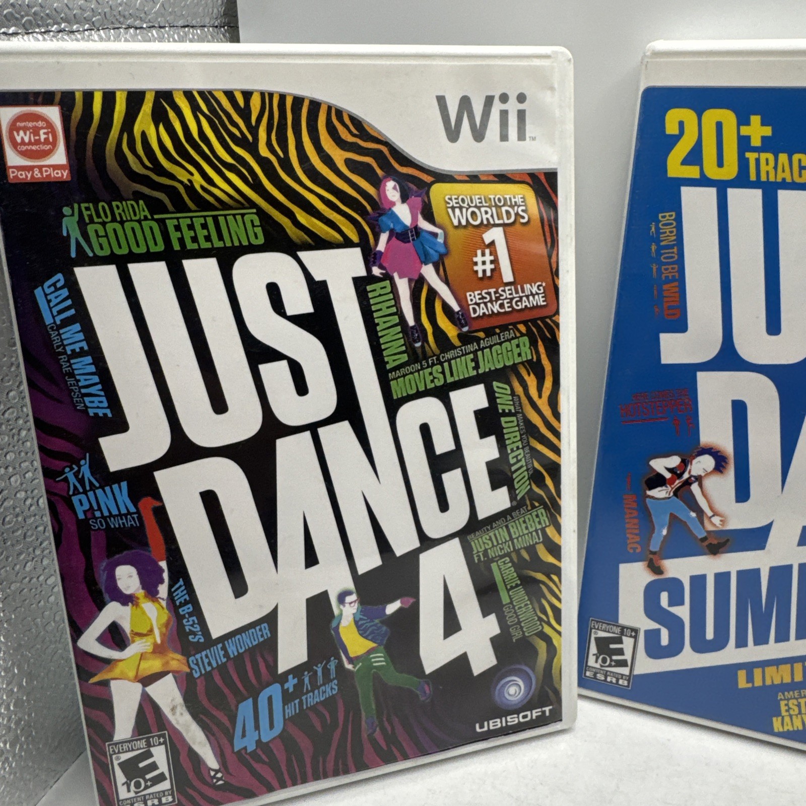 Just Dance 2 4 Summer Party Lot Set Pack Nintendo Wii Video Game Ubisoft Rare