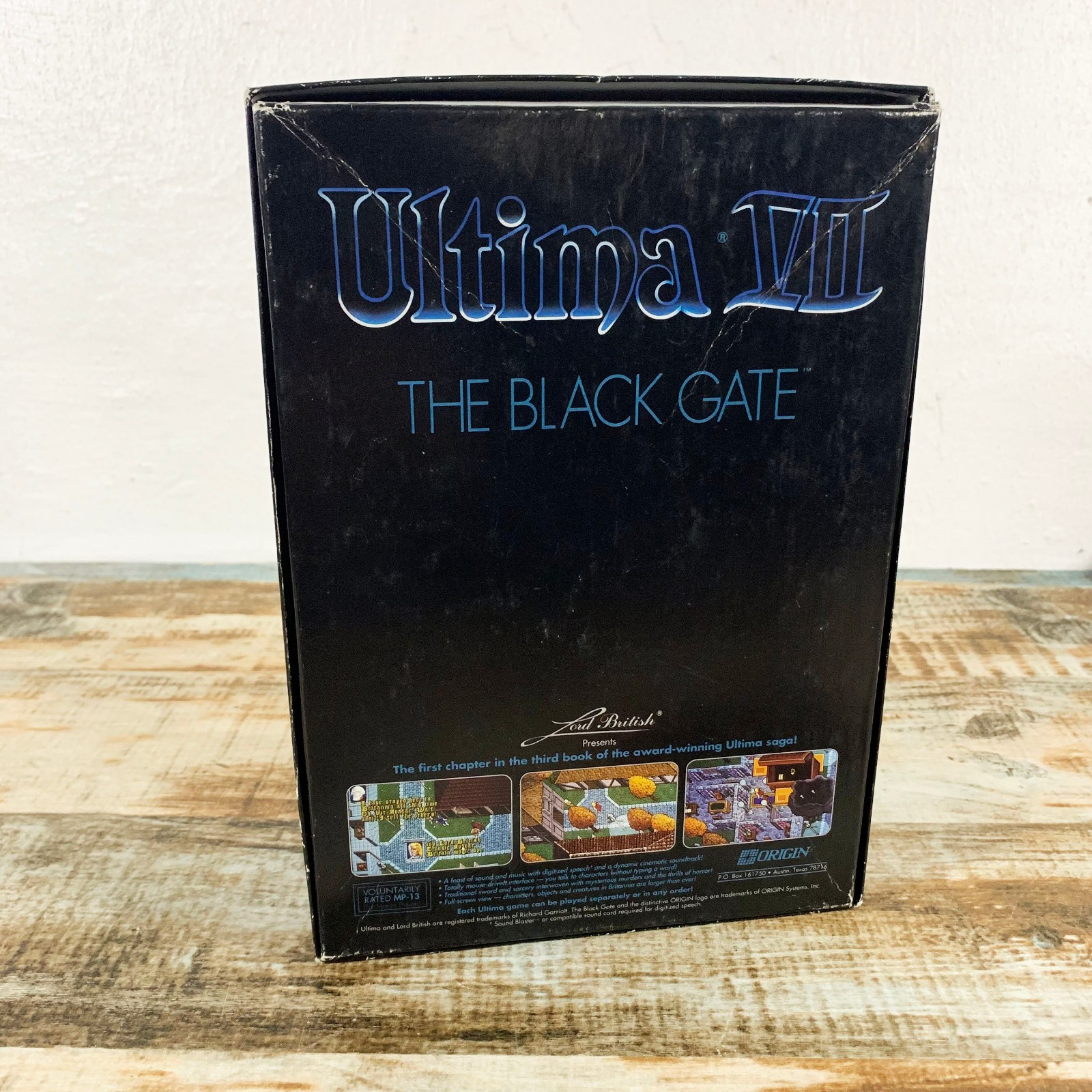 Ultima VII The Black Gate (Big Box PC Game) 5.25″ Floppy Disks – Origin Systems