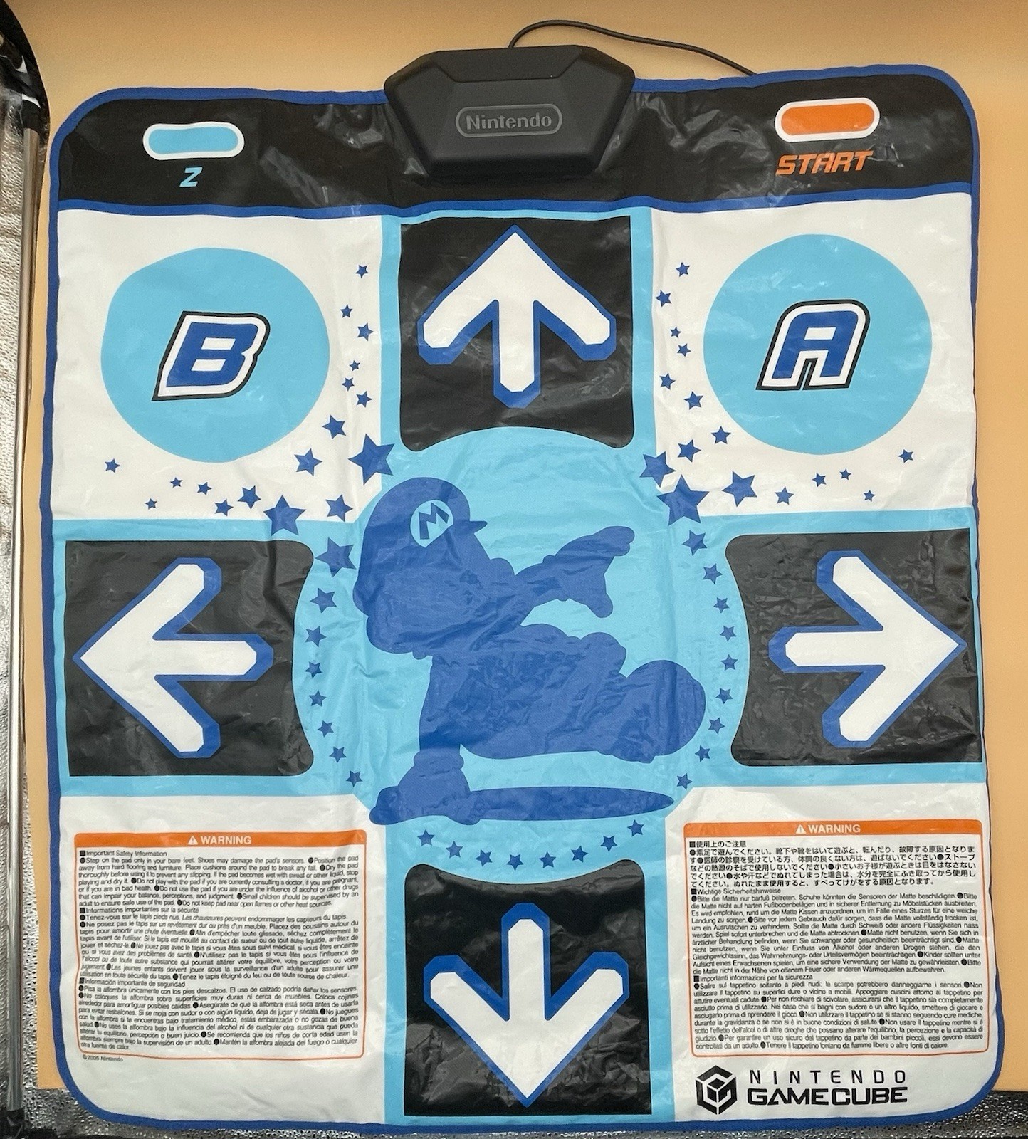 Dance Dance Revolution Mario Mix Nintendo GameCube 2005 Disc Dance Pad