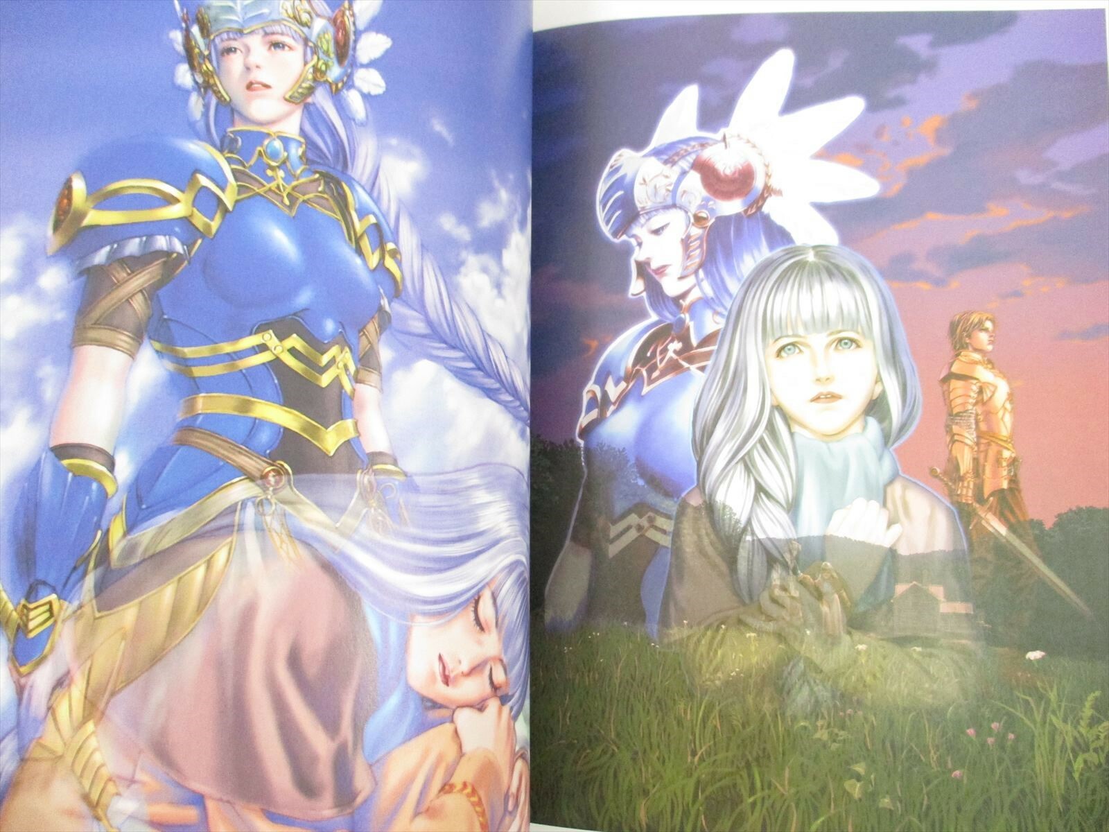 VALKYRIE PROFILE MATERIAL COLLECTION w/Poster Art Complete Set Book SeeCondition