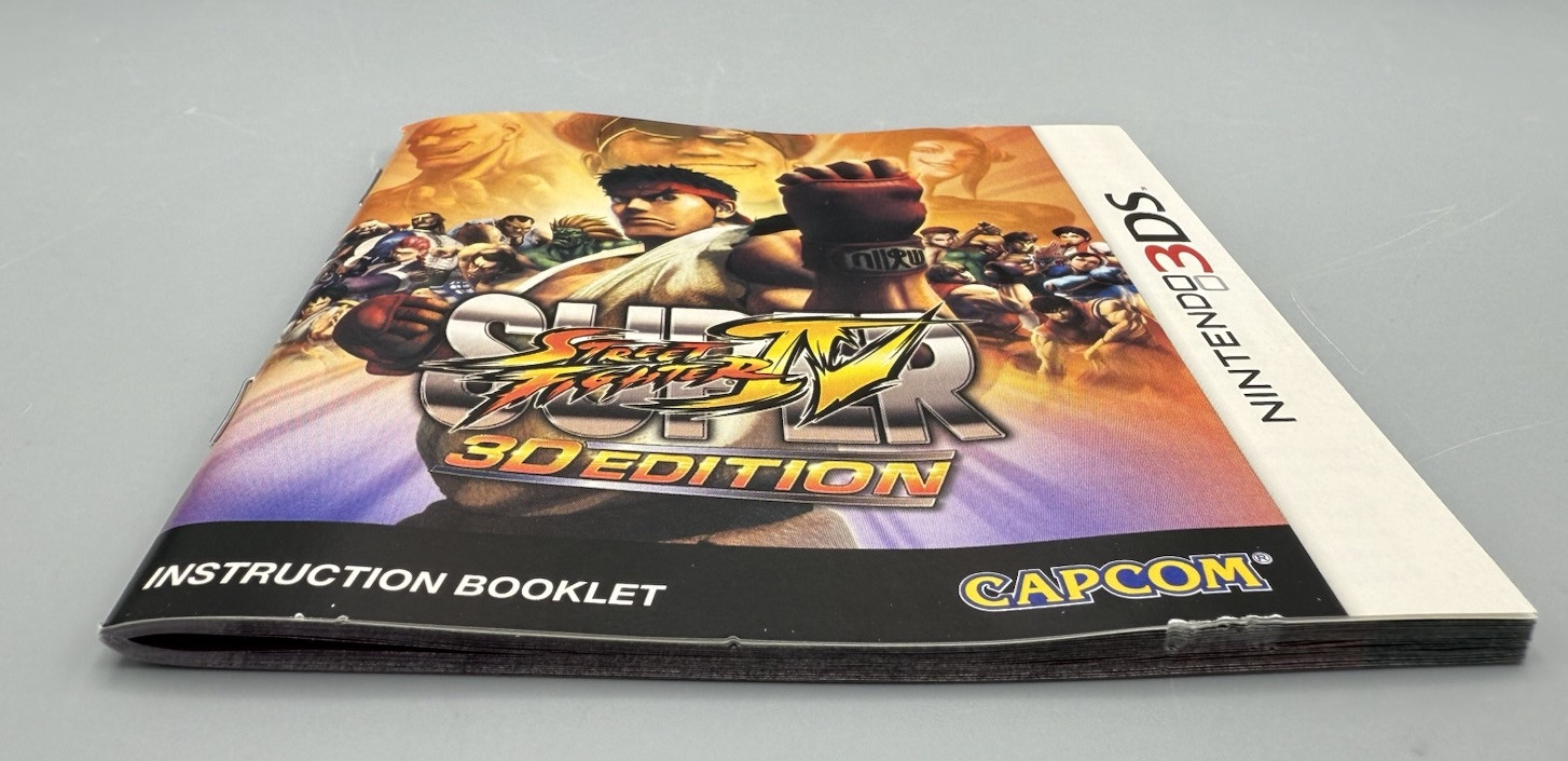 Super Street Fighter IV — 3D Edition Nintendo 3DS XL 2DS Game w/Case & Manual
