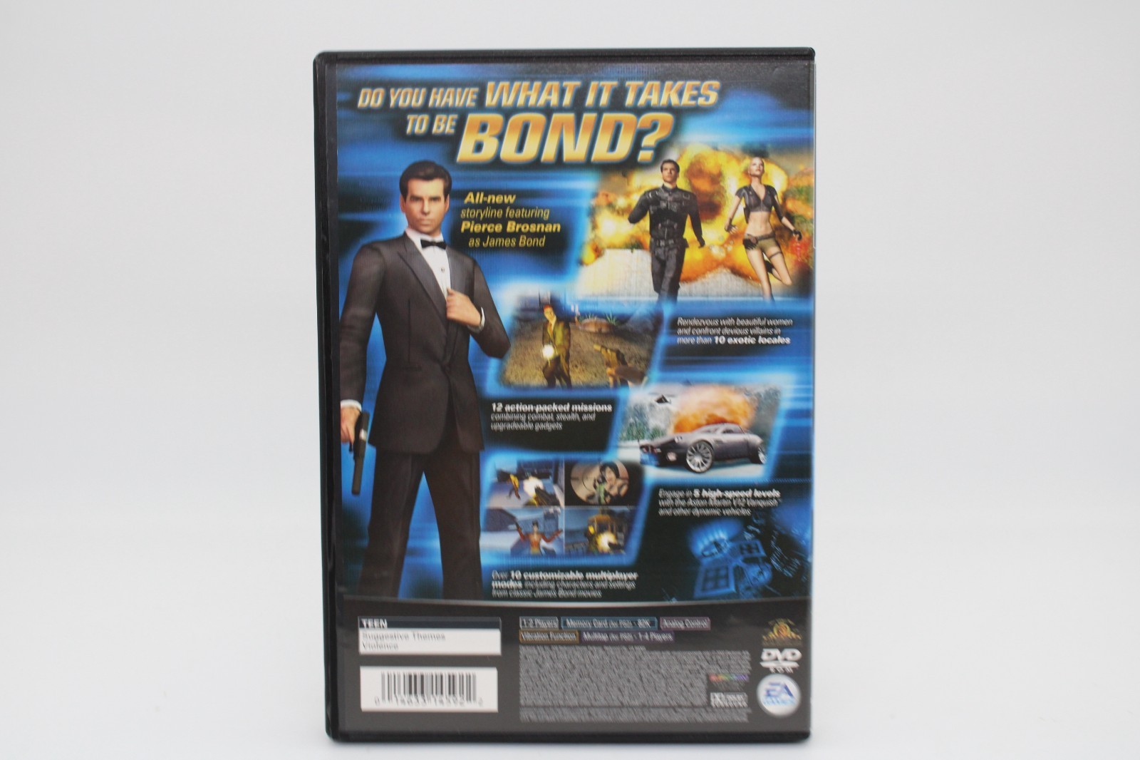 Refurbished PS2 James Bond 007 Nightfire No Manual Very Good Black Label Mint