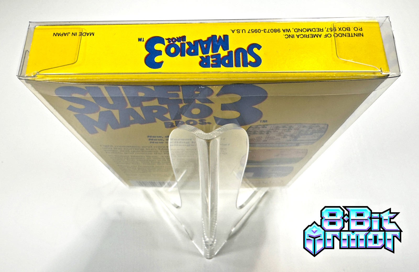 10 Box Protectors for NINTENDO NES Video Game Boxes! Clear Display Cases CIB New