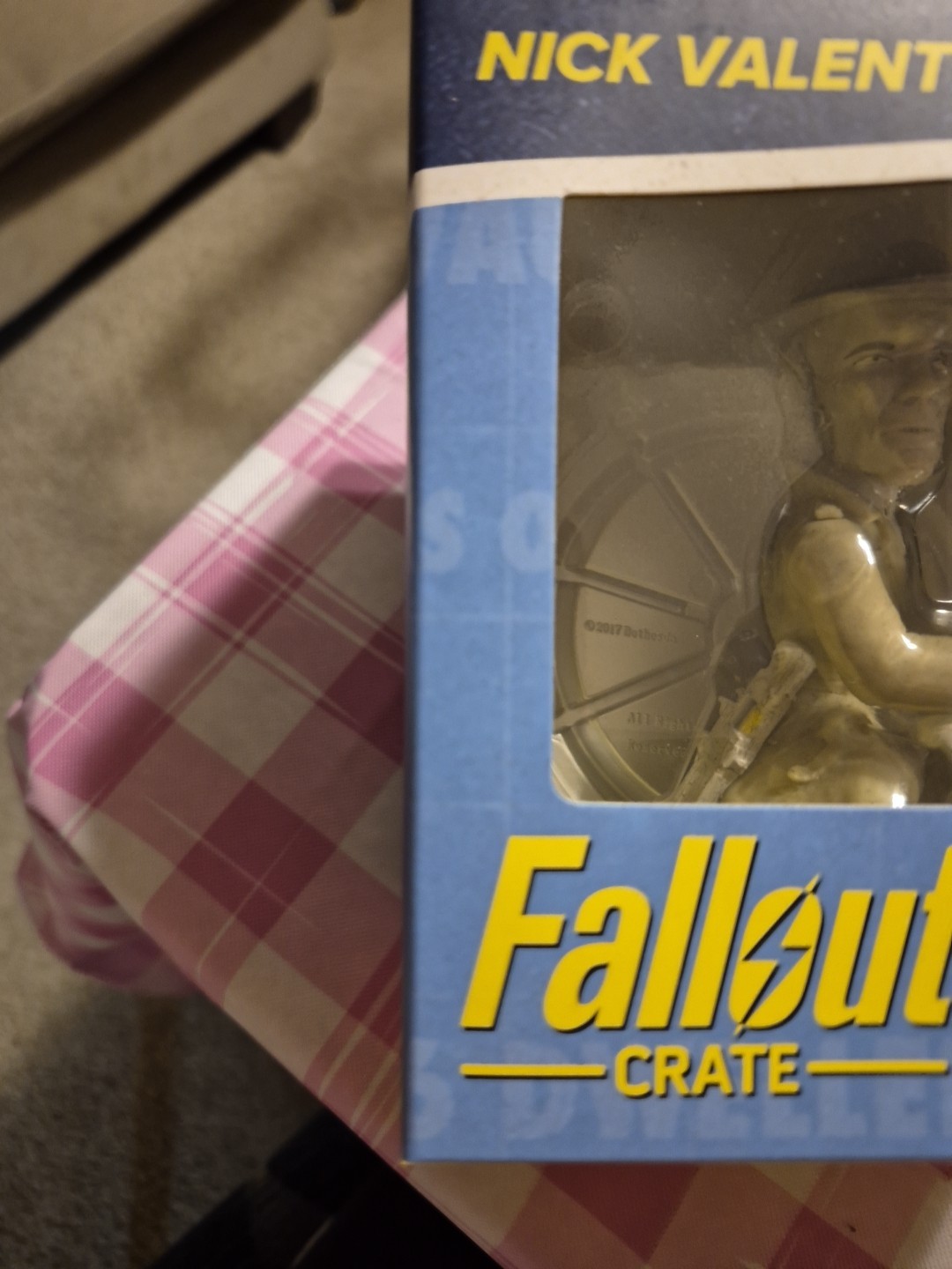 Fallout 4 Bethesda Loot Crate Nick Valentine Figurine New In box