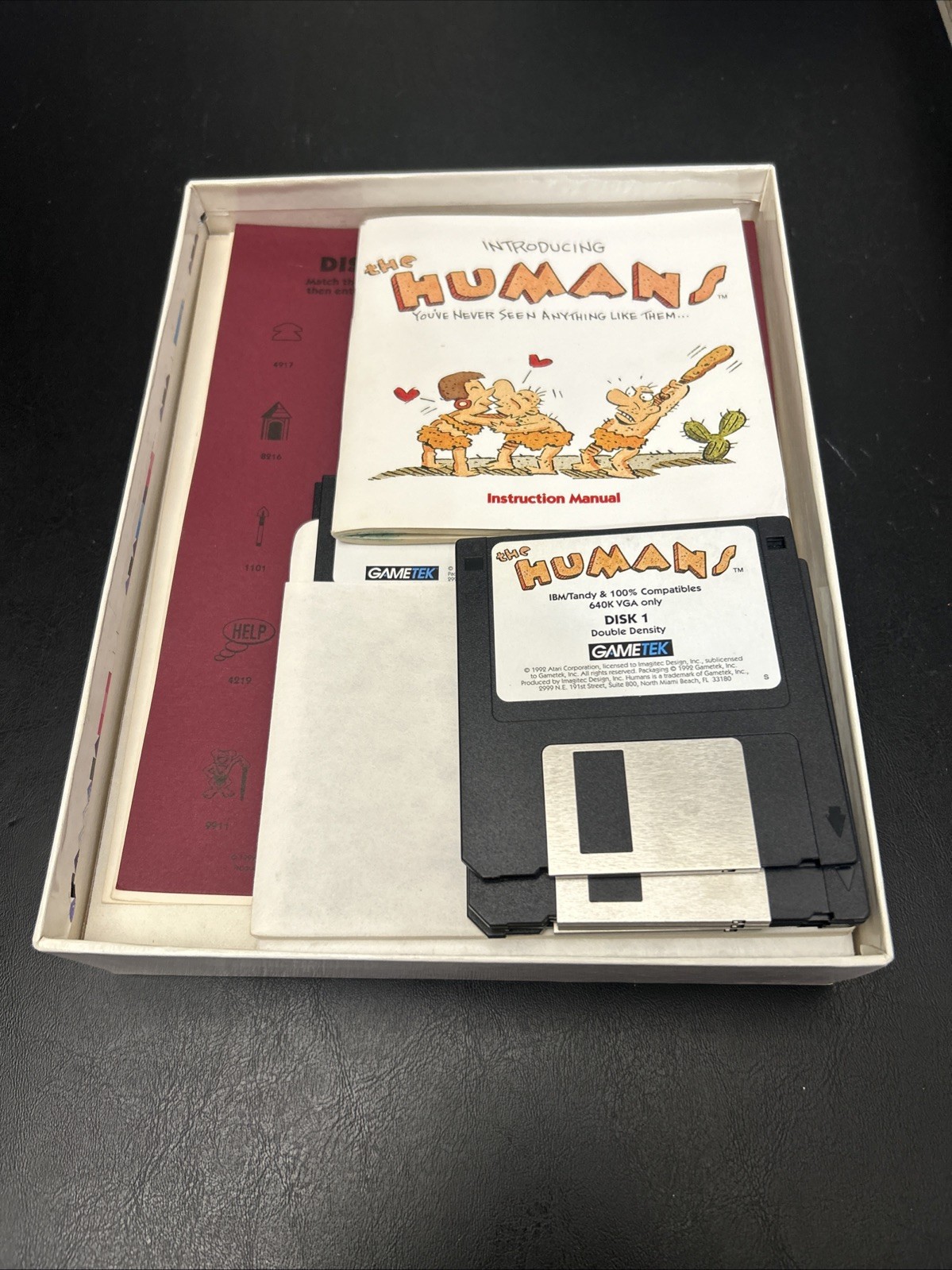 Humans (PC, 1992) – Vintage DOS Game – Untested – Rare Retro Puzzle Platformer