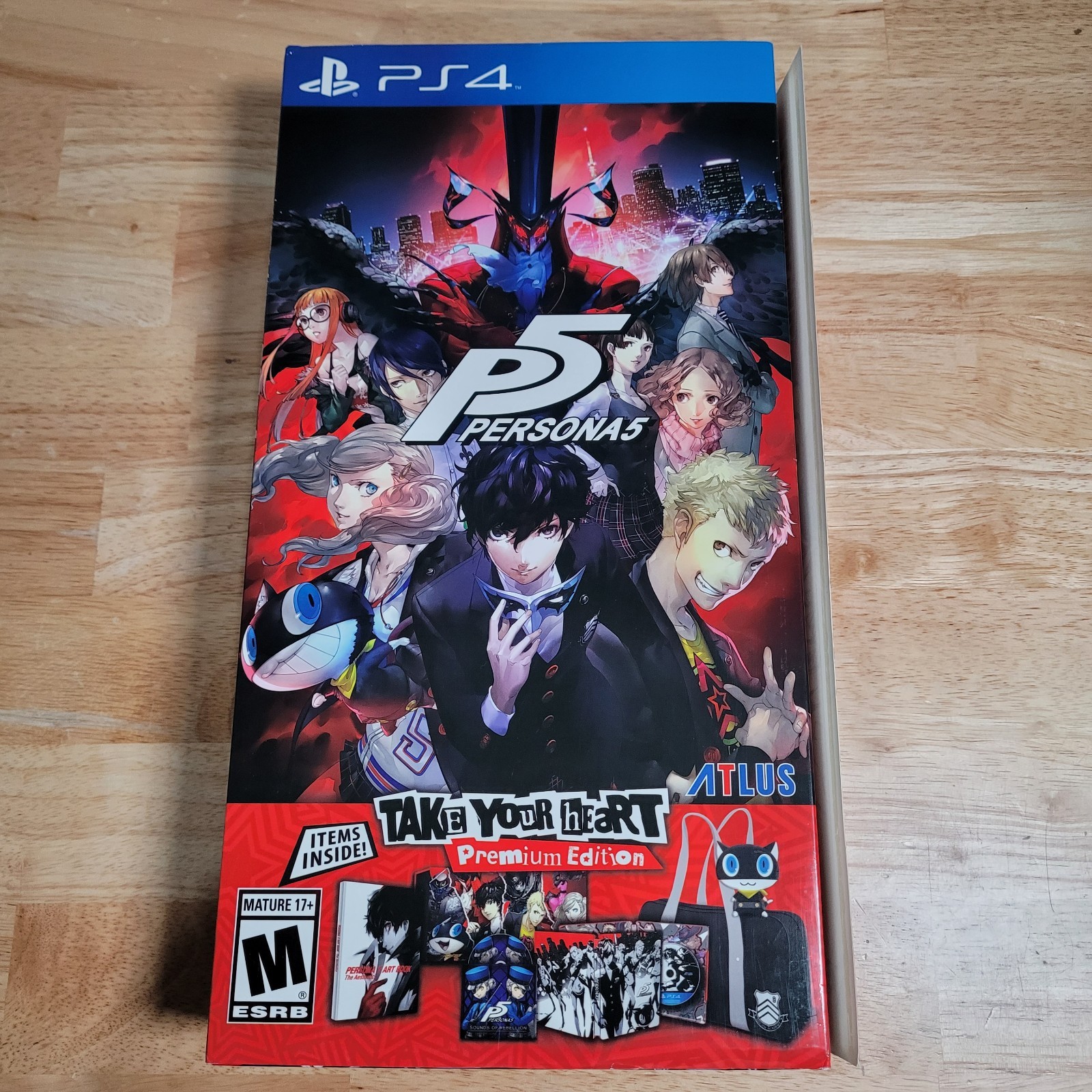 Persona 5: Take Your Heart Premium Edition PS4 PlayStation 4 CIB No Game Disc