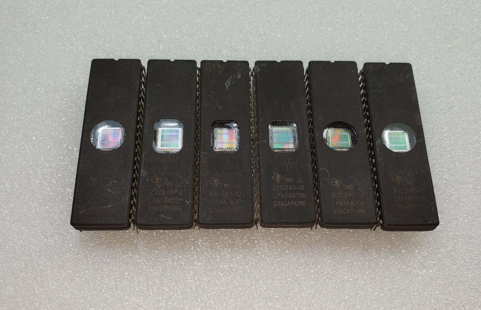 6 x EPRom IC ( 27C240 ) for PCB Board Video Arcade Parts Singapore