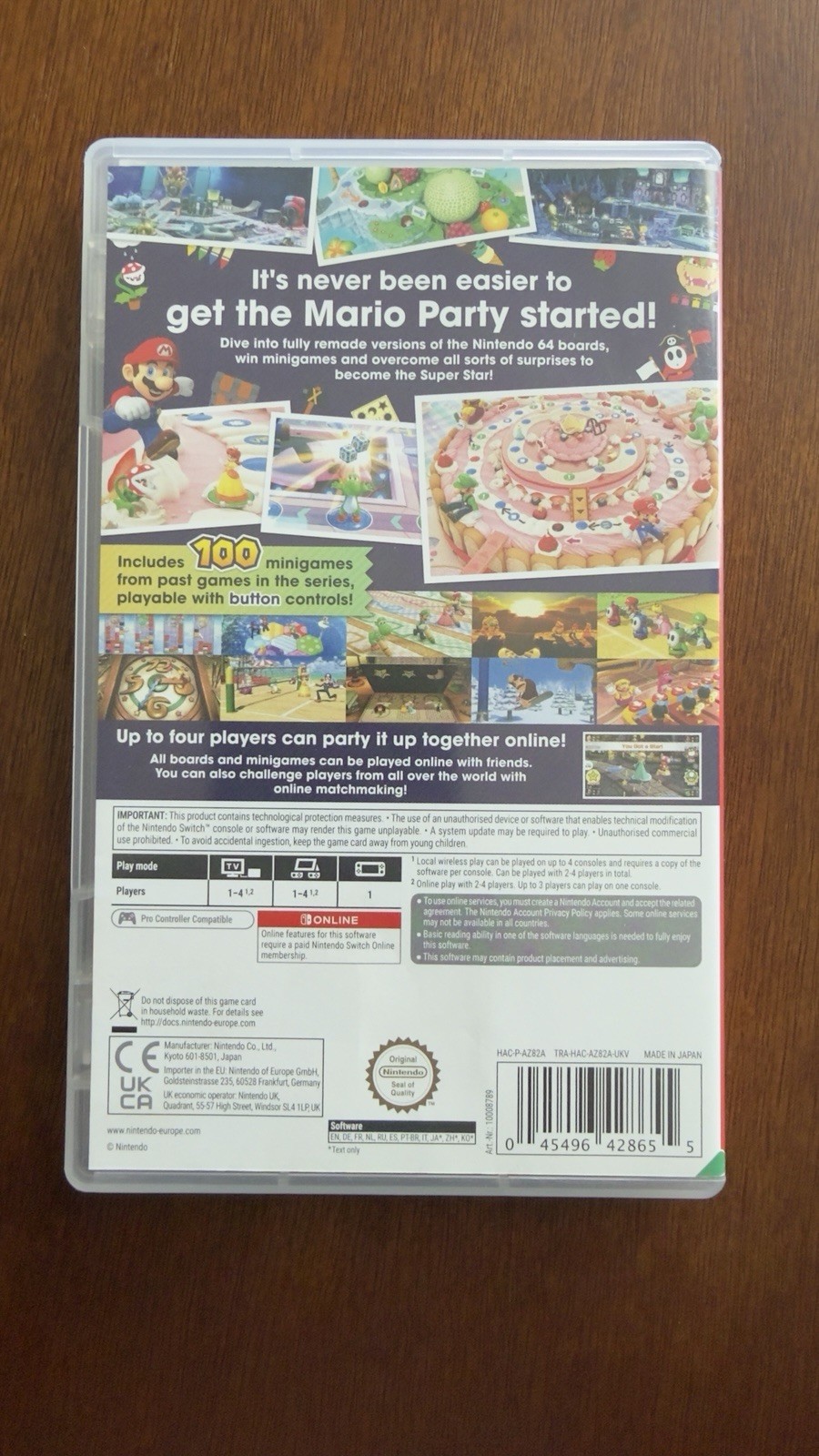 Mario Party Superstars, Nintendo Switch, Complete In Box, *FAST SHIPPING*