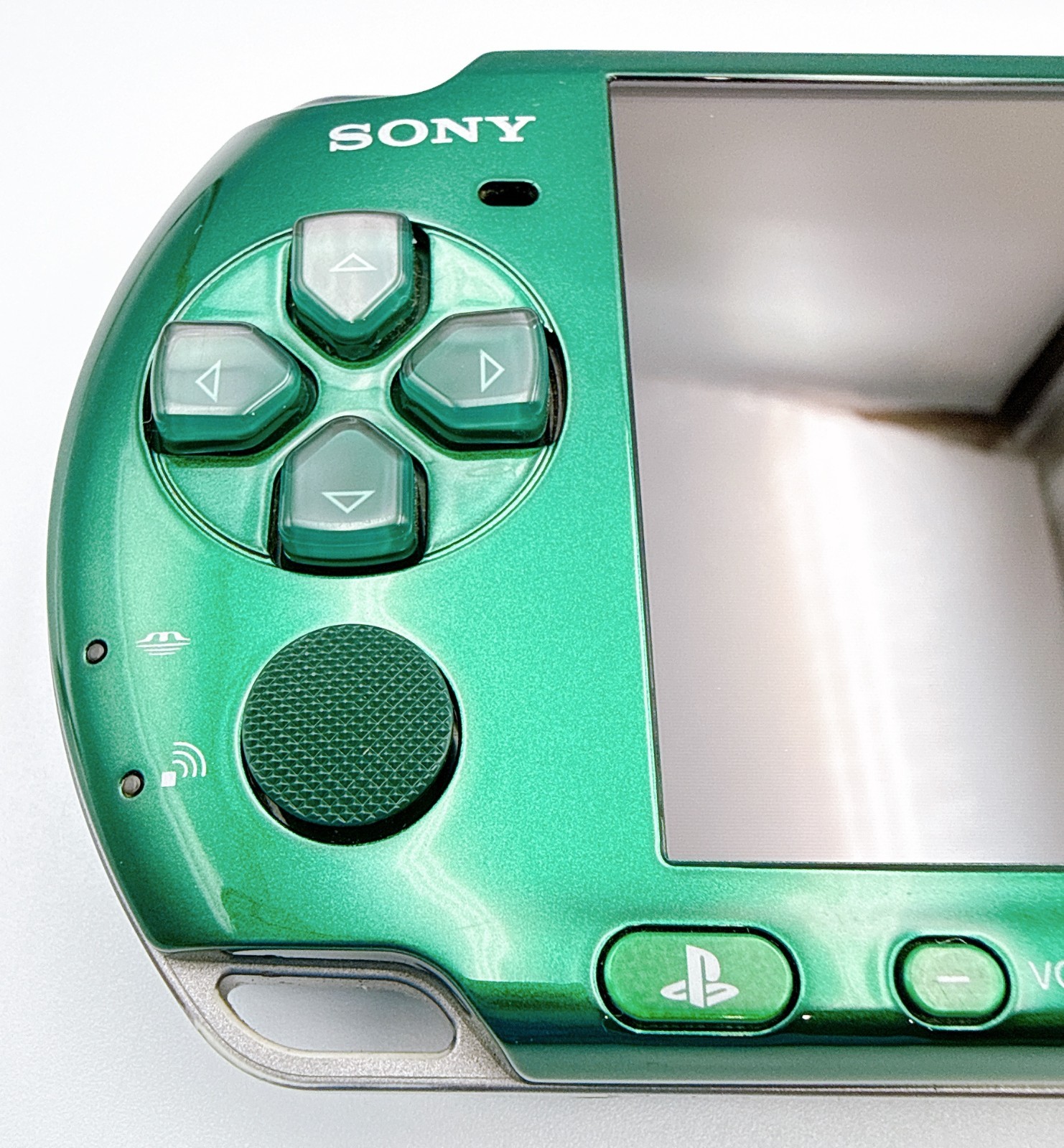 Sony PSP-3000 PSP 3000 Console Green Rare Color Region free – Excellent