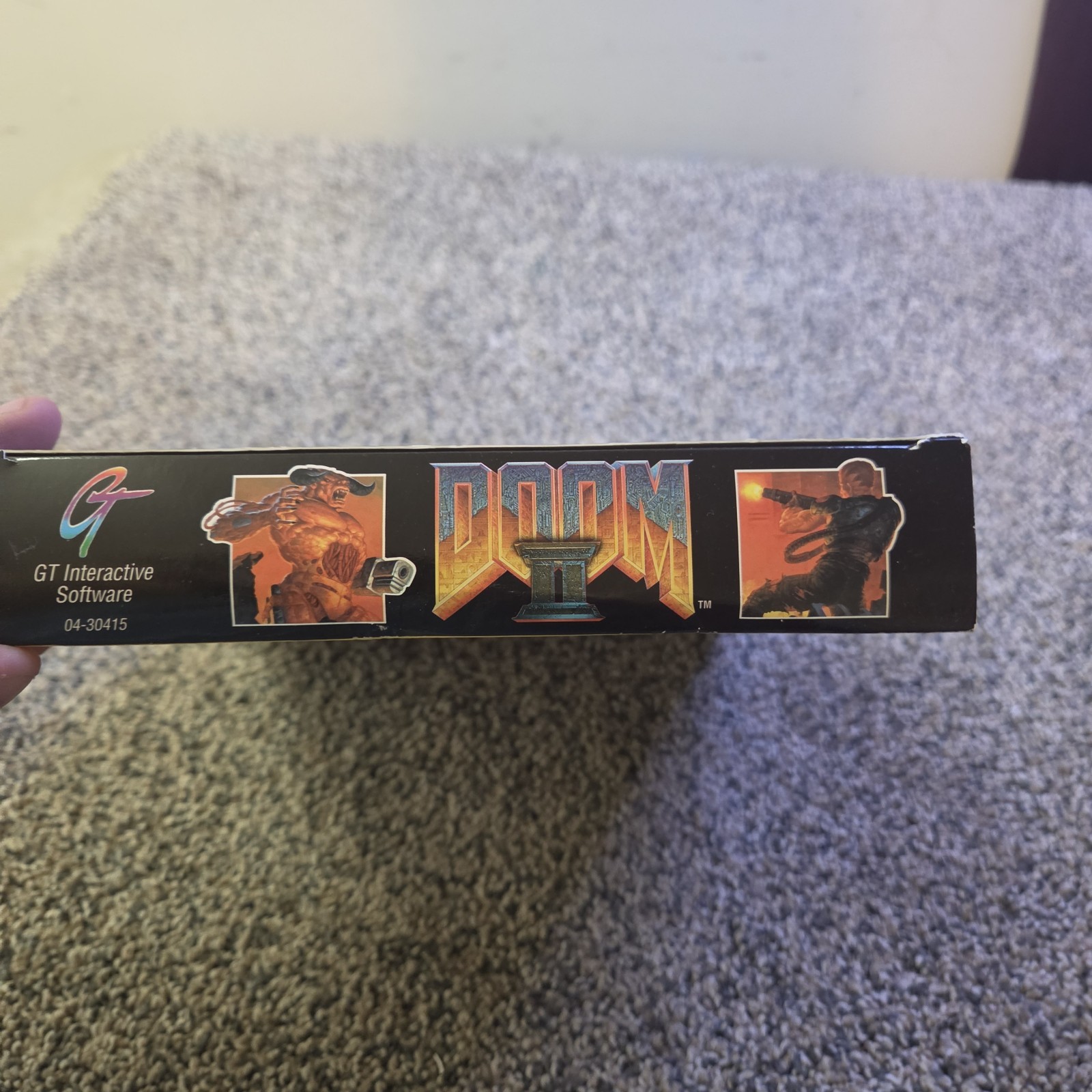 DOOM II PC Game Big Box 3.5 Floppy Original Box Vintage 1994 Instruction Manual