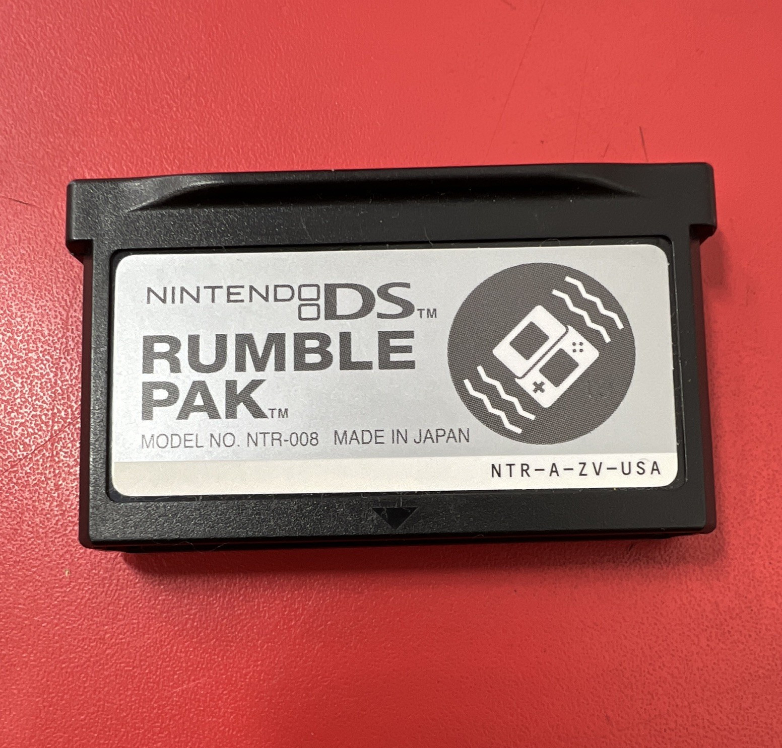 Nintendo DS Rumble Pak Rumble External Attachment, NTR-008 Not Tested