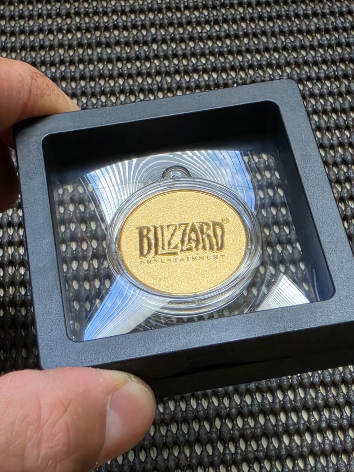 Blizzard Gear Store China Hearthstone Logo 24K Gold Plated Coin + COA Rare PC HS