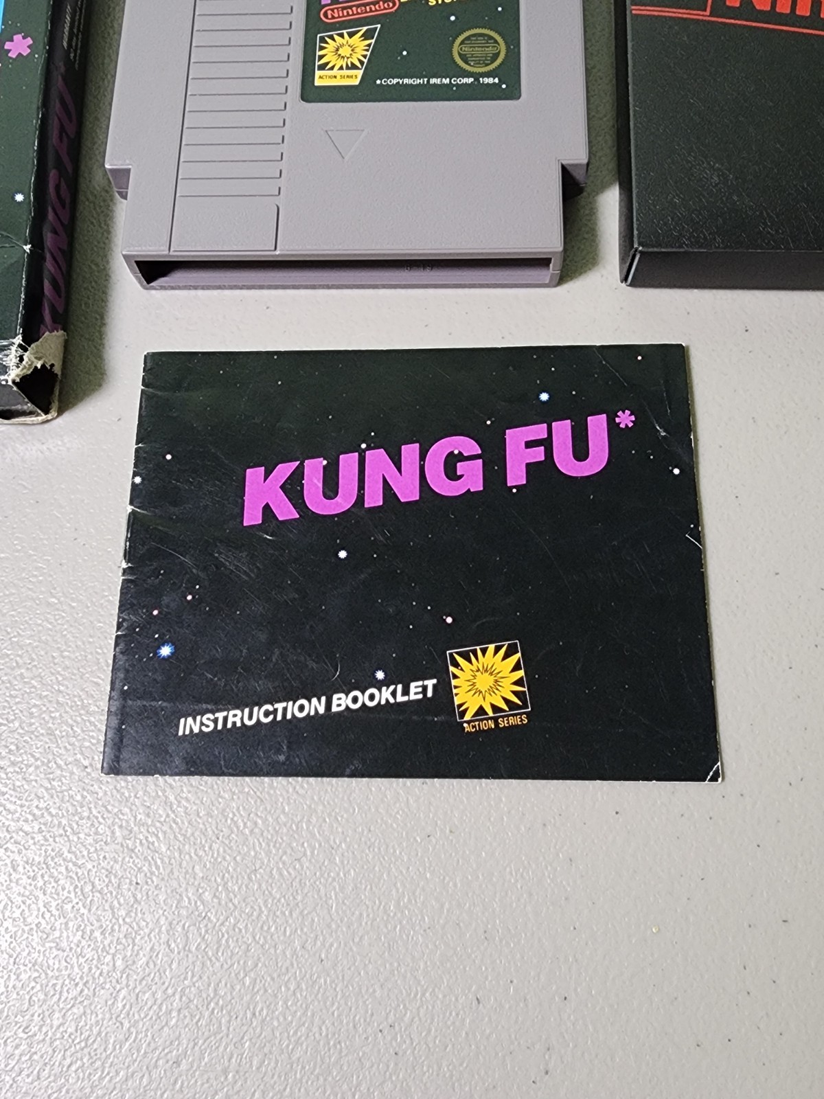Kung Fu (Nintendo Entertainment System, 1985) CIB Complete Tested *READ*