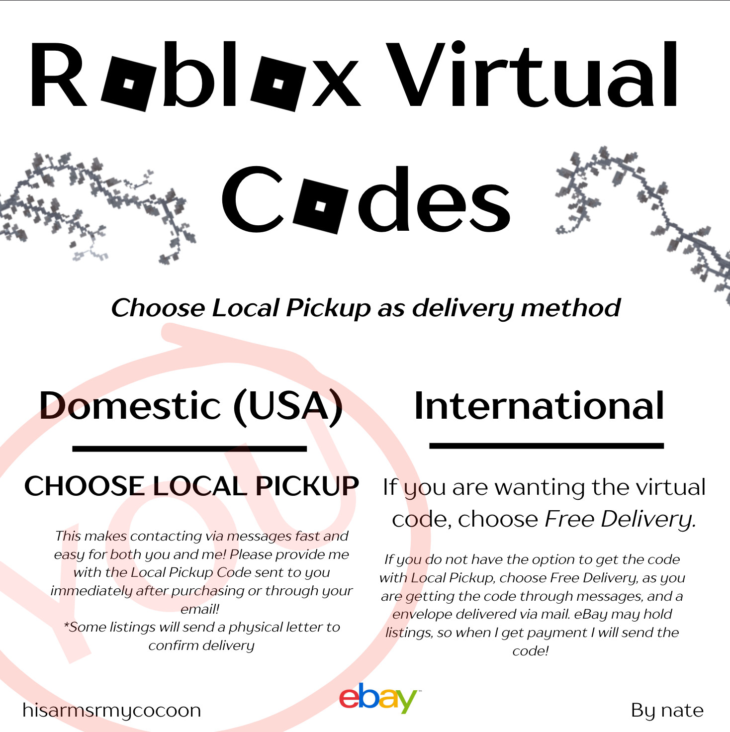ROBLOX Toy Redemption Code Series 1-12 | Digital Virtual Item