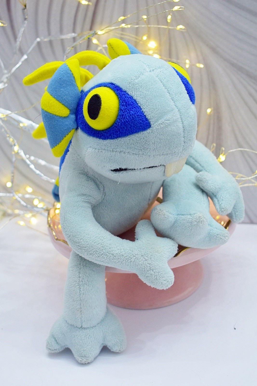 Murloc Plush lot Of 4 from World of Warcraft Blizzard Murky Gurky Lurky Murgle