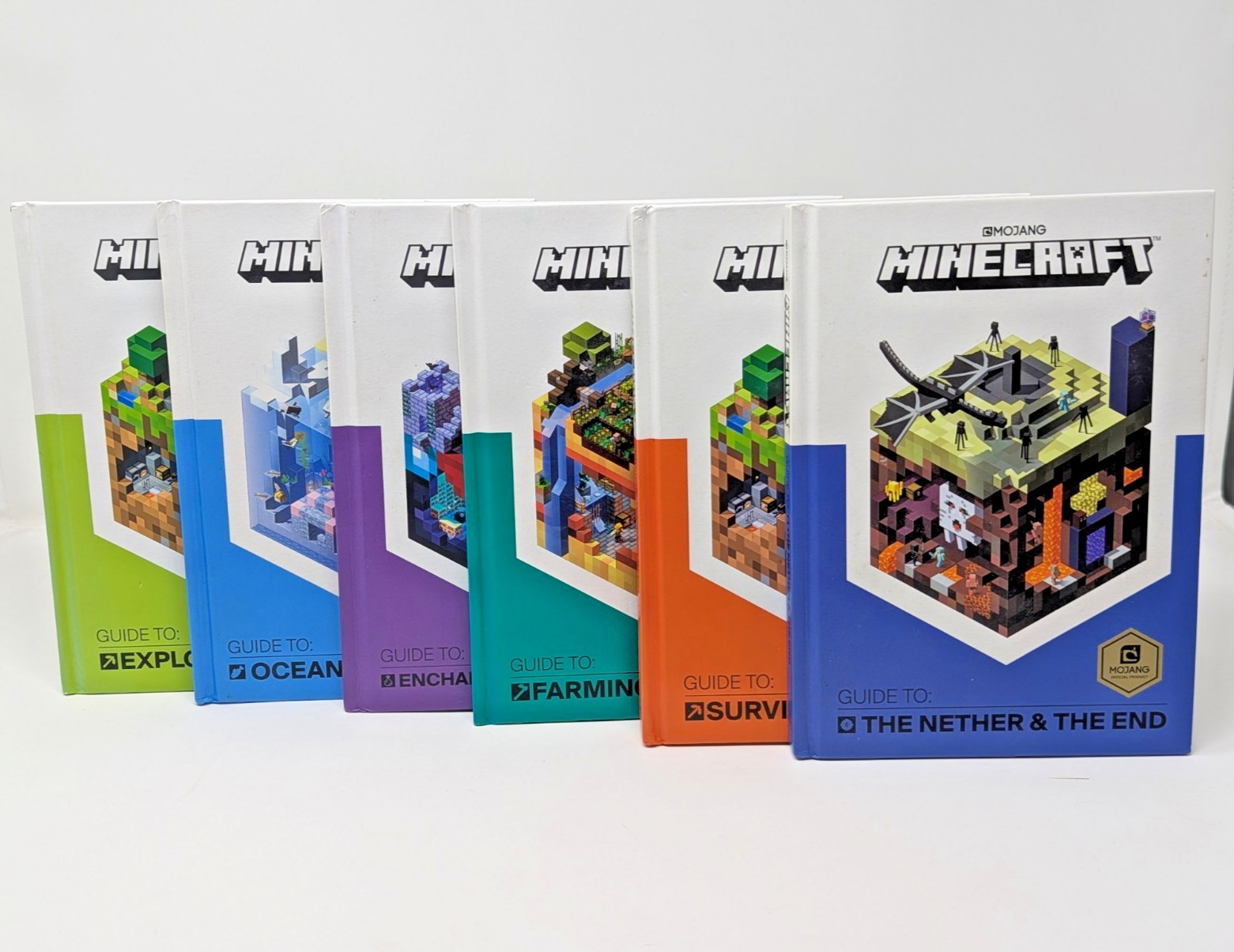 Mojang Minecraft Guide To Series – 6 Book Lot (Official Hardcover Collection)