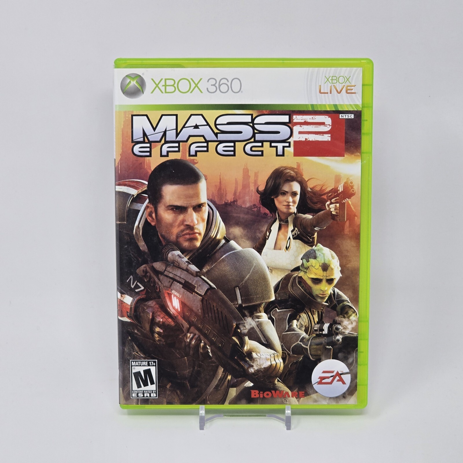 Mass Effect 2 (Xbox 360) White Label CIB COMPLETE & TESTED