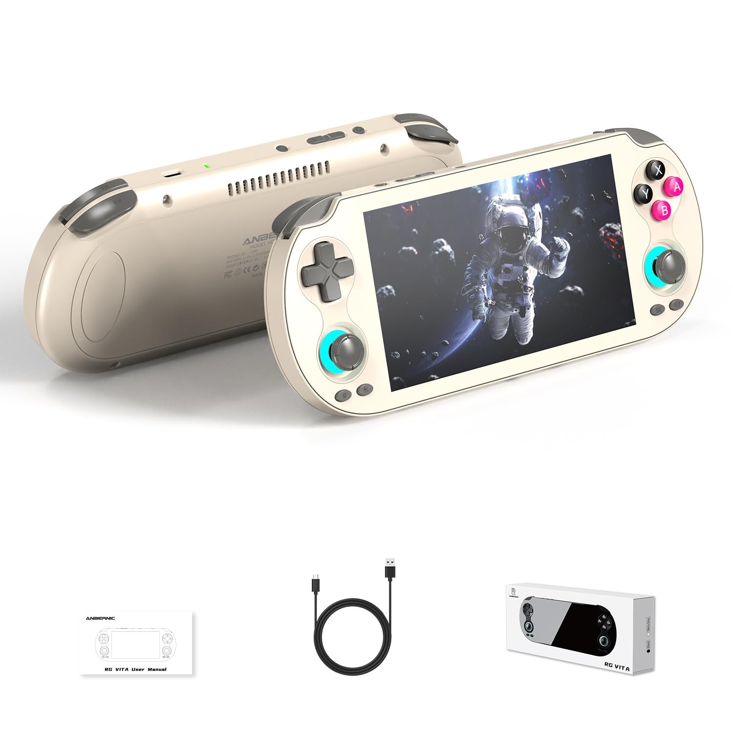 Anbernic RG Vita Retro Handheld Game Console, Android 12 Portable Gaming Cons…