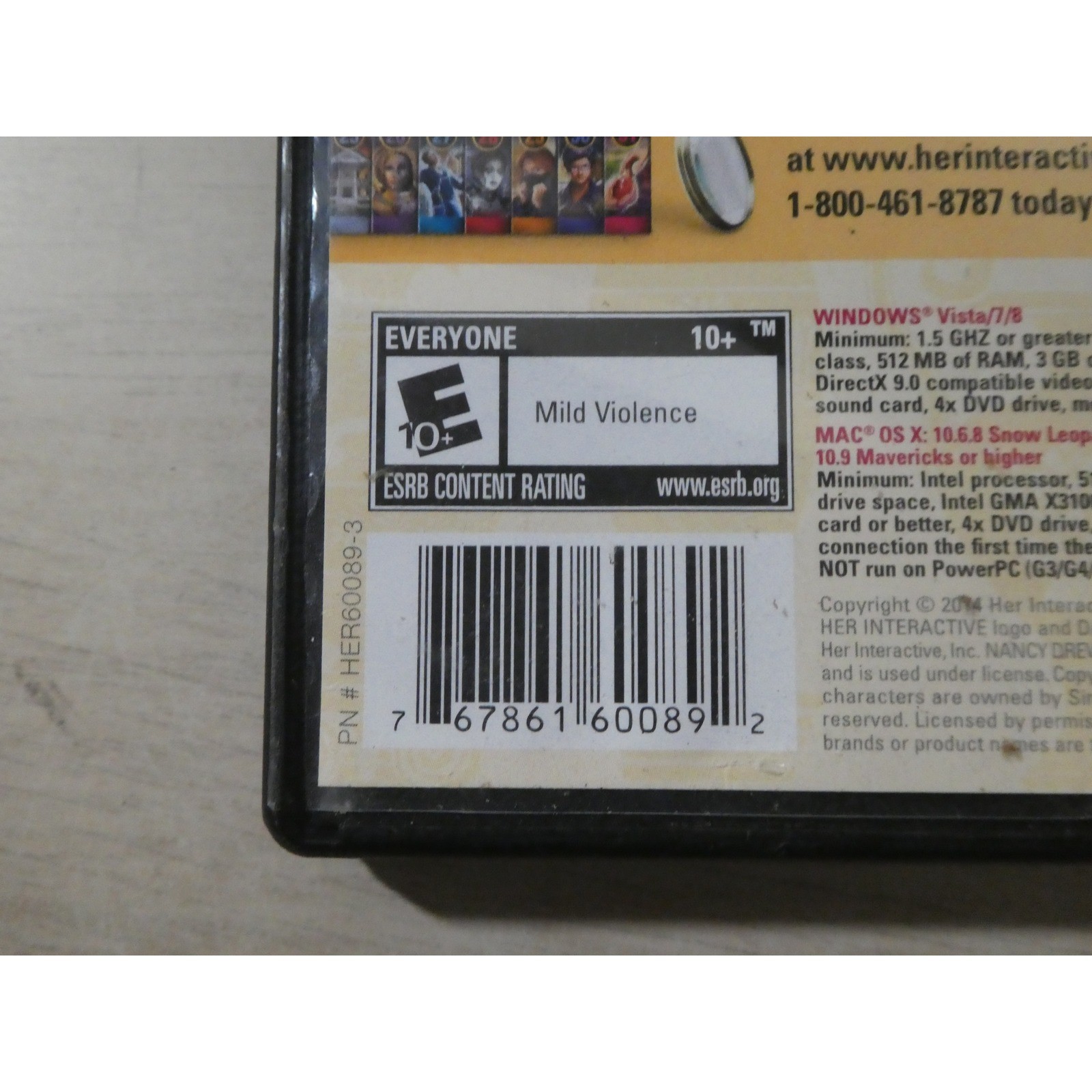 Nancy Drew Labyrinth of Lies Case with The Shattered Medallion Disc PC Mac DVD