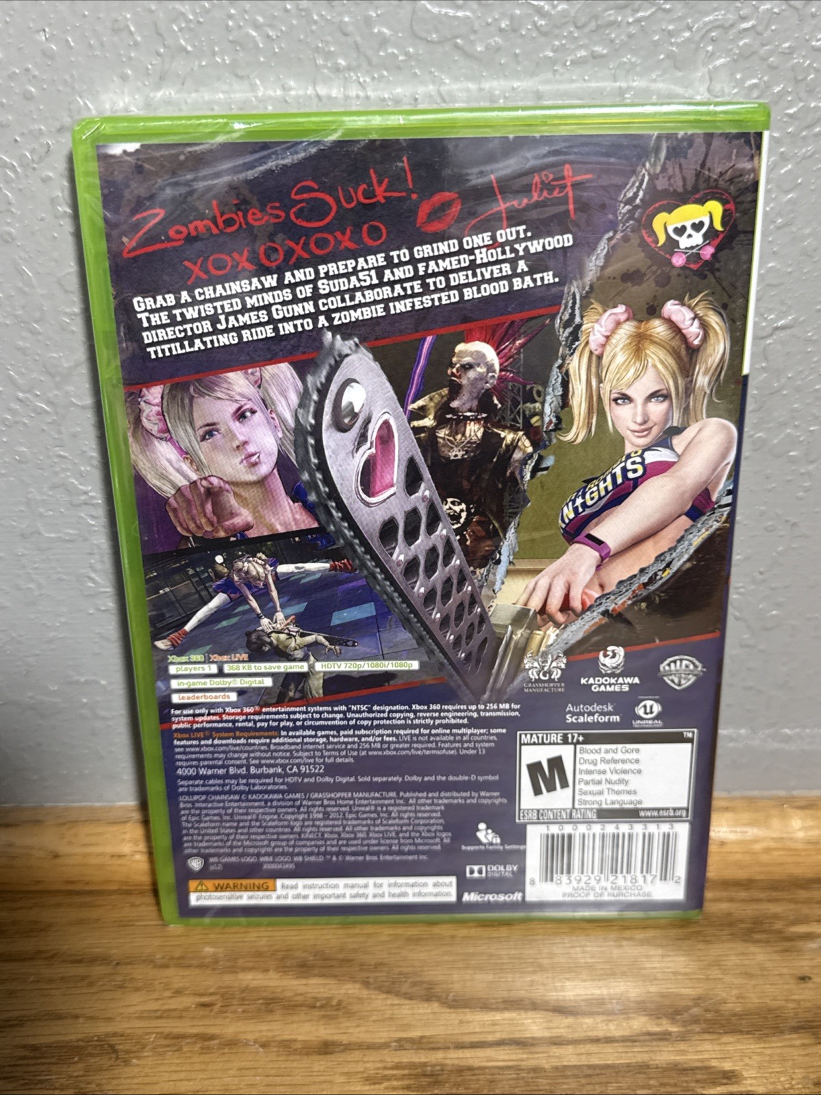 Lollipop Chainsaw – Microsoft Xbox 360. Brand NEW!!! Sealed!!