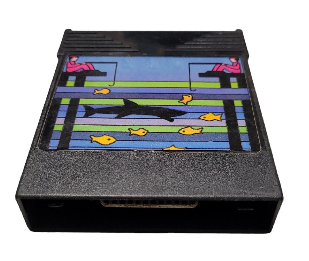 FISHING V-CASE Atari 2600 Game cartridge ntsc Working See Pics
