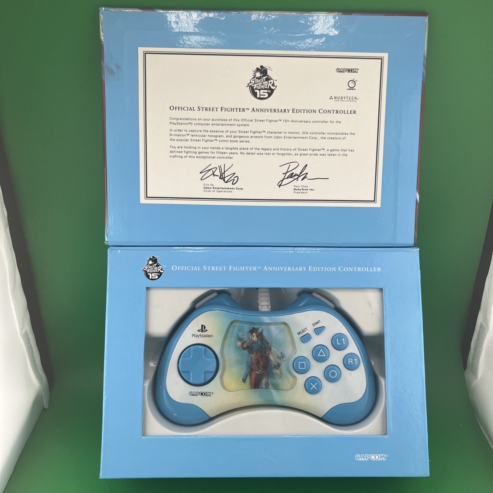 Nubytech Street Fighter Chun Li Capcom Gamepad Read Notes (T28)