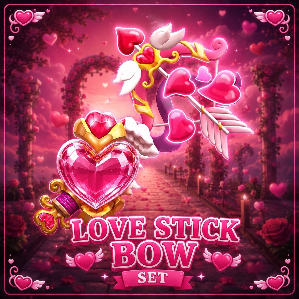 Love Stick Bow Set | 3 AVAILABLE | message quickly