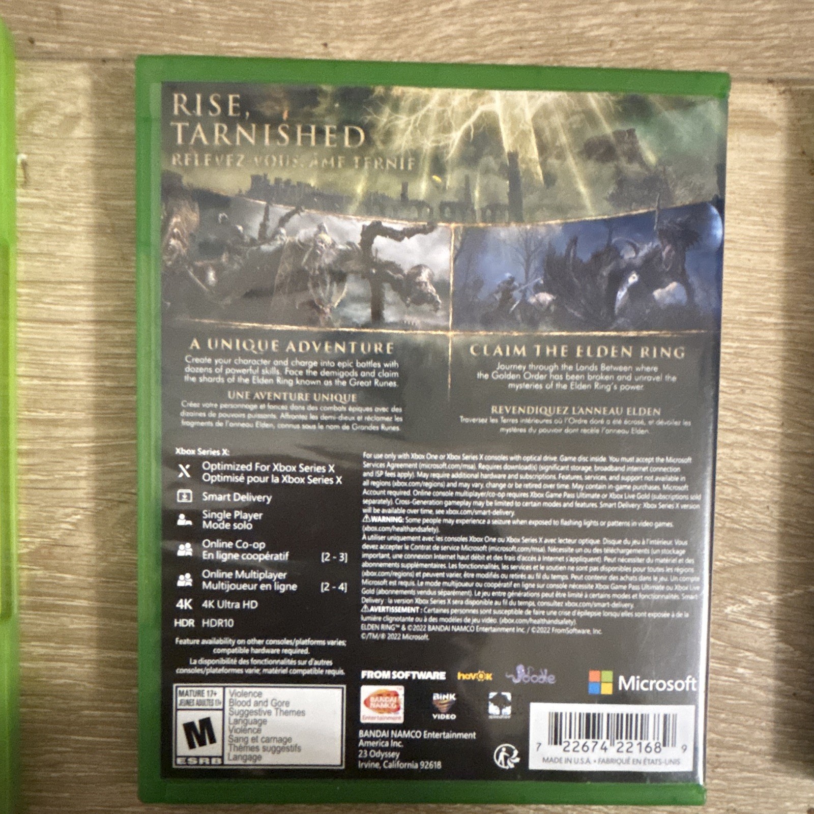 BANDAI NAMCO Elden Ring Xbox Series X|S / Xbox One M – Mature