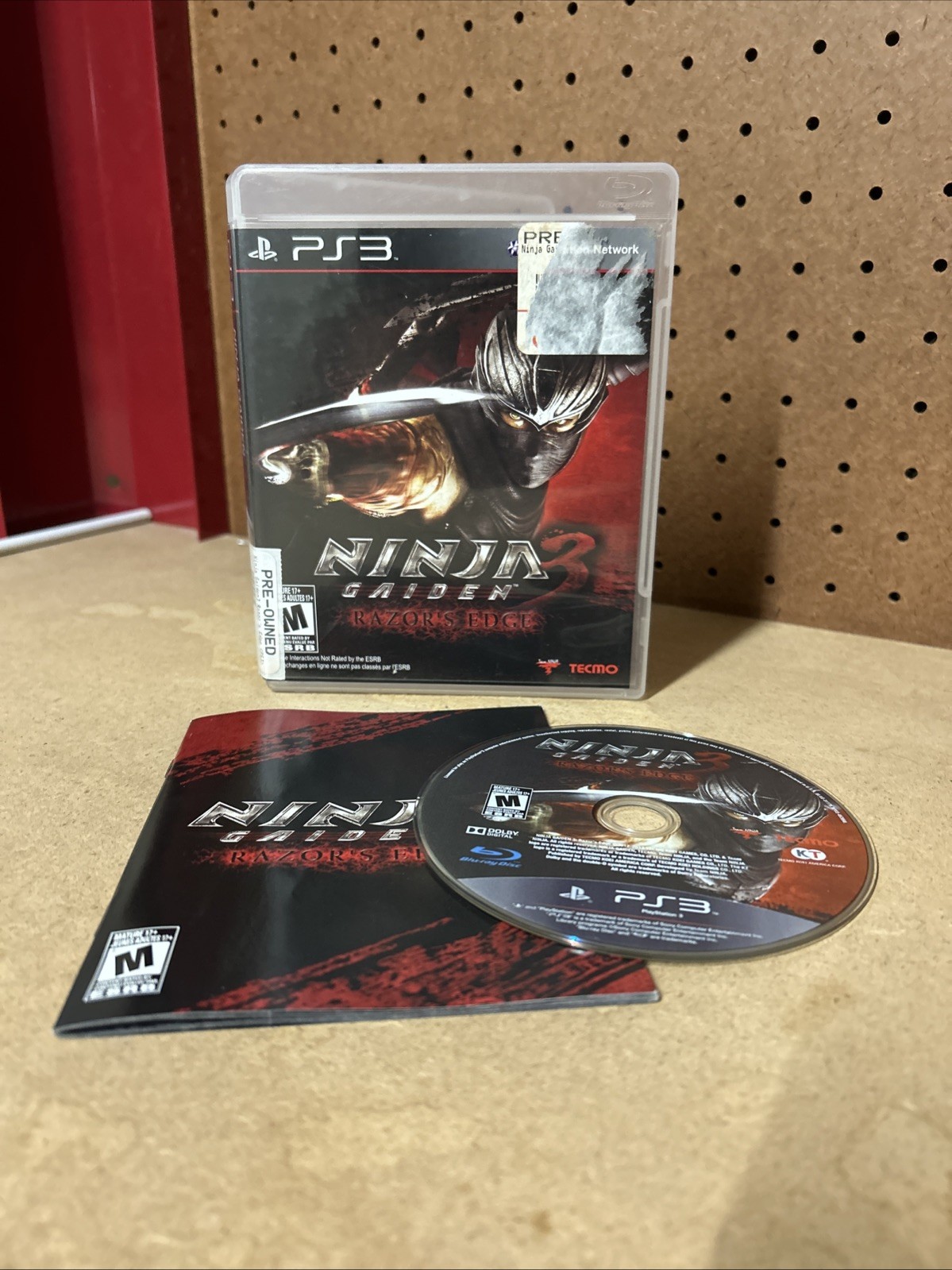 Ninja Gaiden 3: Razor’s Edge (Sony PlayStation 3, 2013) Complete in Box CIB