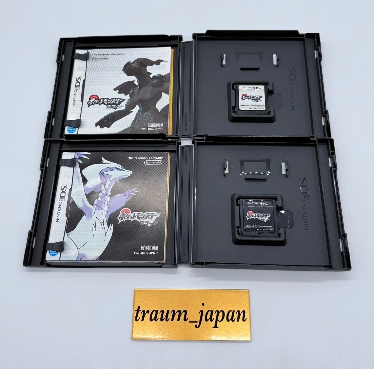 Pokemon Black 1 2 White 1 2 Gold Silver Pearl Diamond Platinum set Nintendo DS
