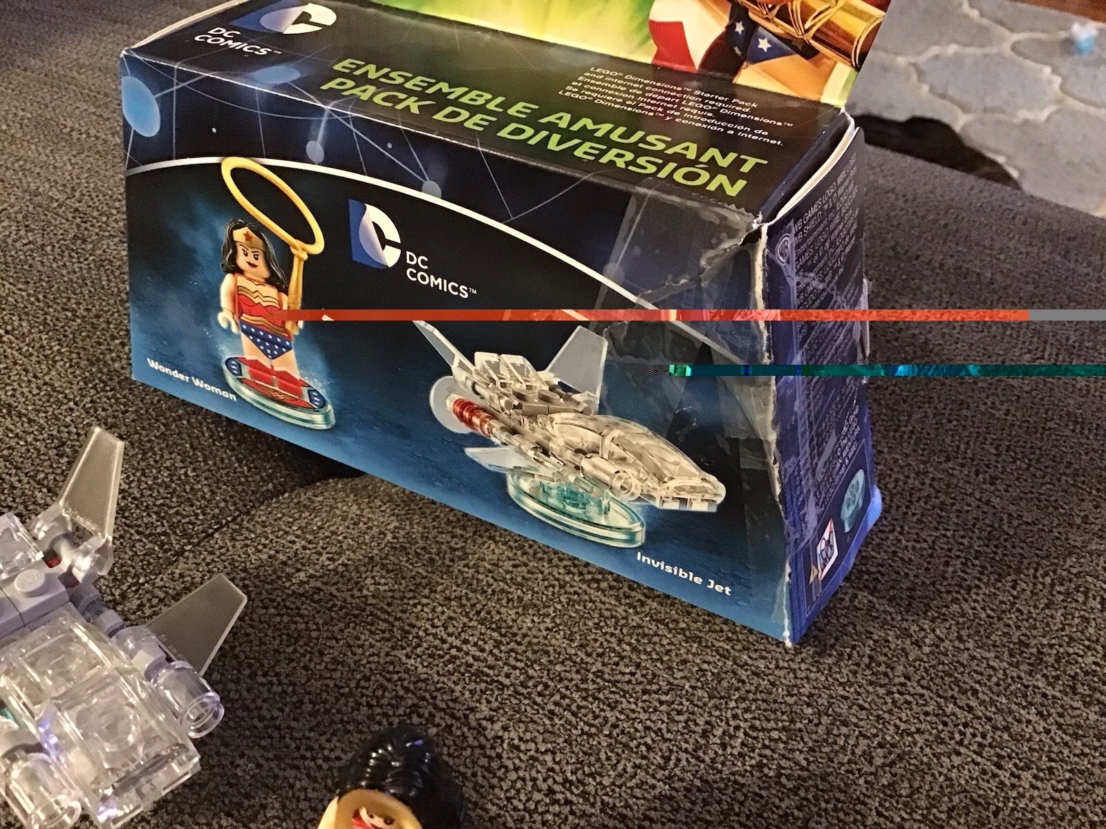 LEGO Dimensions DC Comics Wonder Woman And Invisible Jet 71209 Box And Booklet