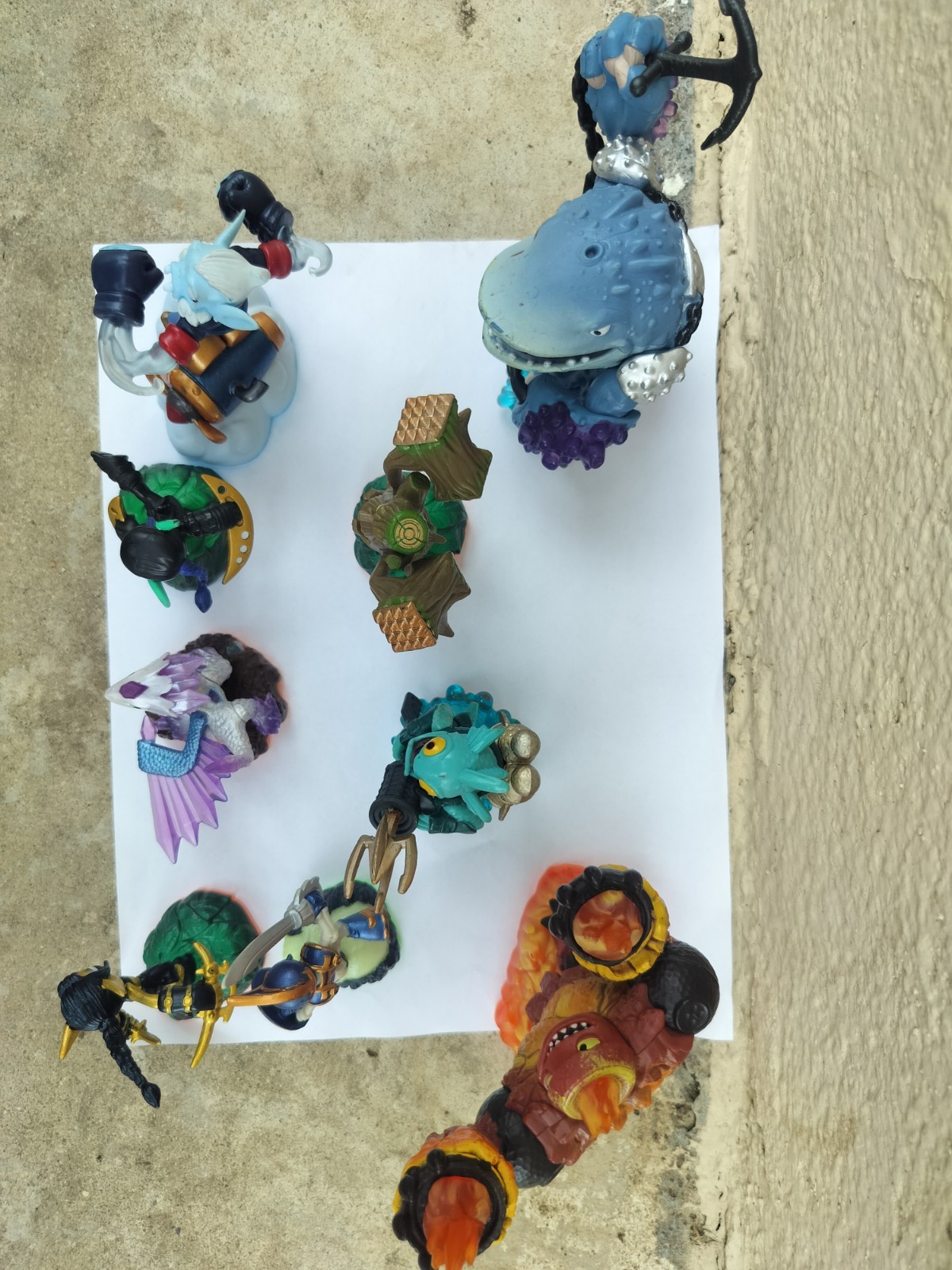 Sky Landers Swap -force Action Set Of 9 Figures