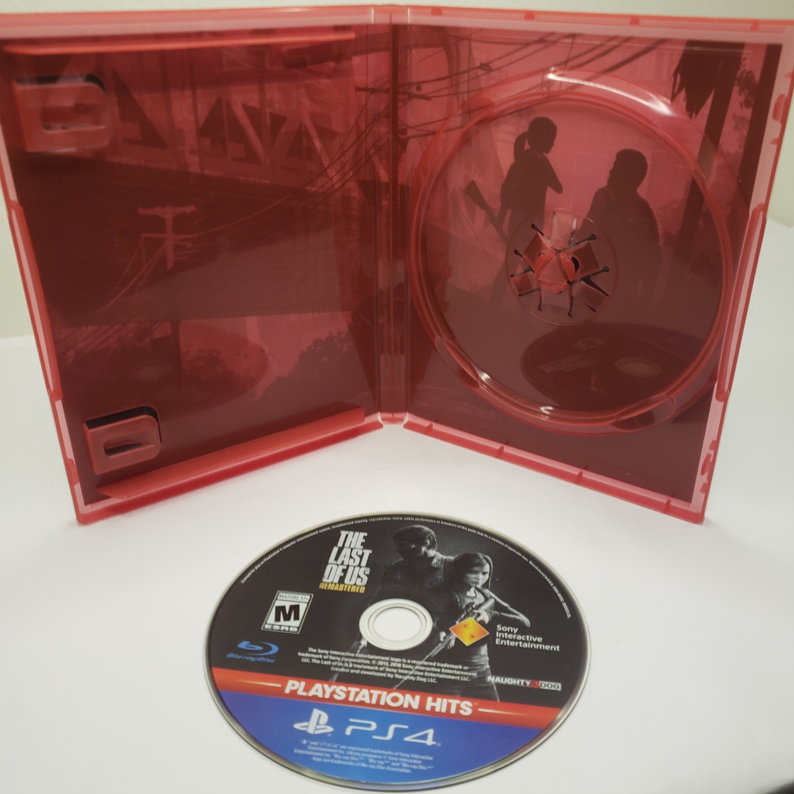 PS4 The Last of Us Remastered PS Hits Sony PlayStation 4 Clean Disc and Case
