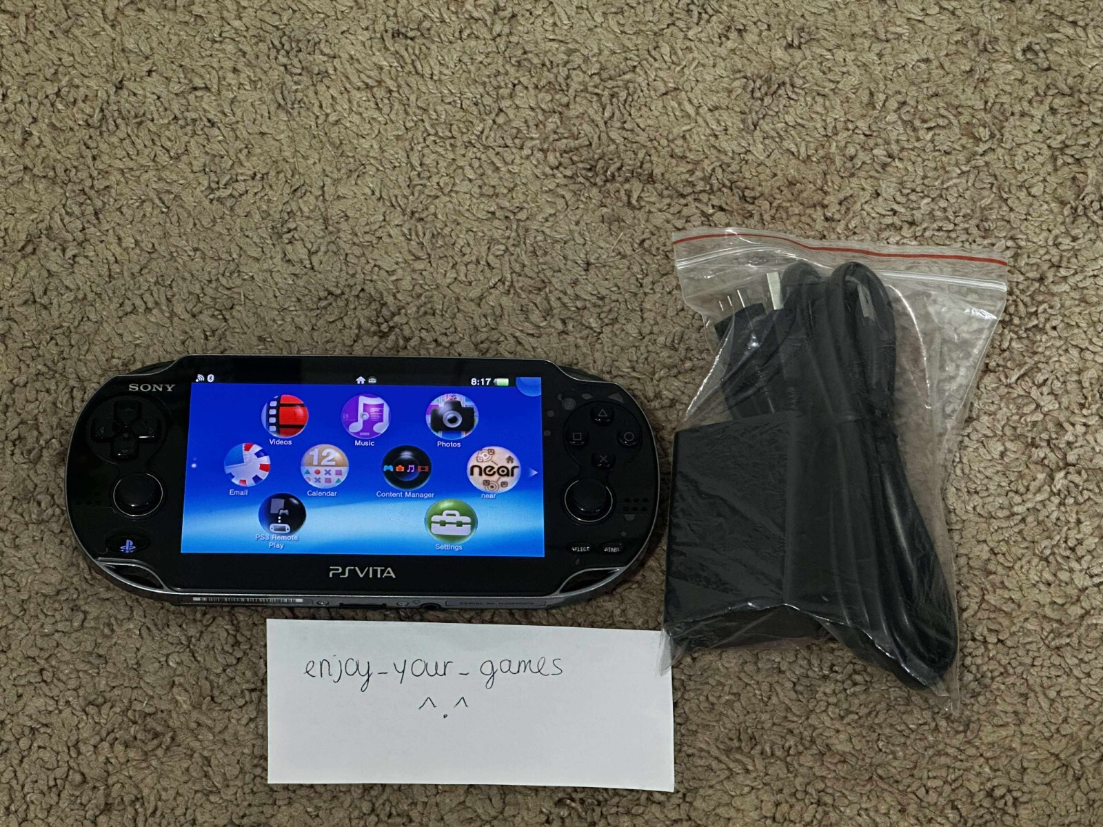 MINT Sony PlayStation PS Vita OLED PCH-1000/1100 Black US Seller – SHIP IN 1-DAY