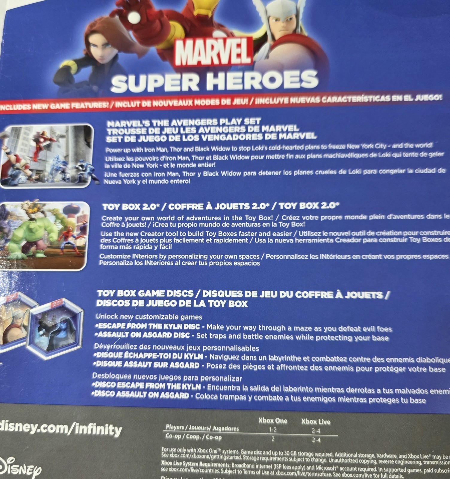 Xbox One Disney Infinity 2.0 Edition Starter Pack Marvel Super Heroes